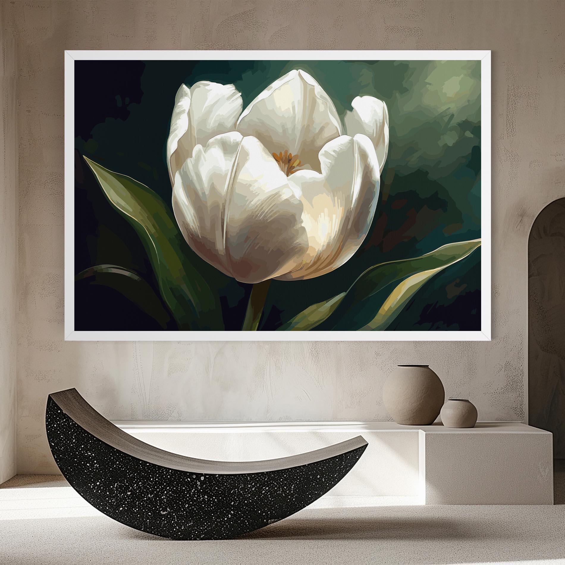 Vászonkép Tulip Art mockup 8