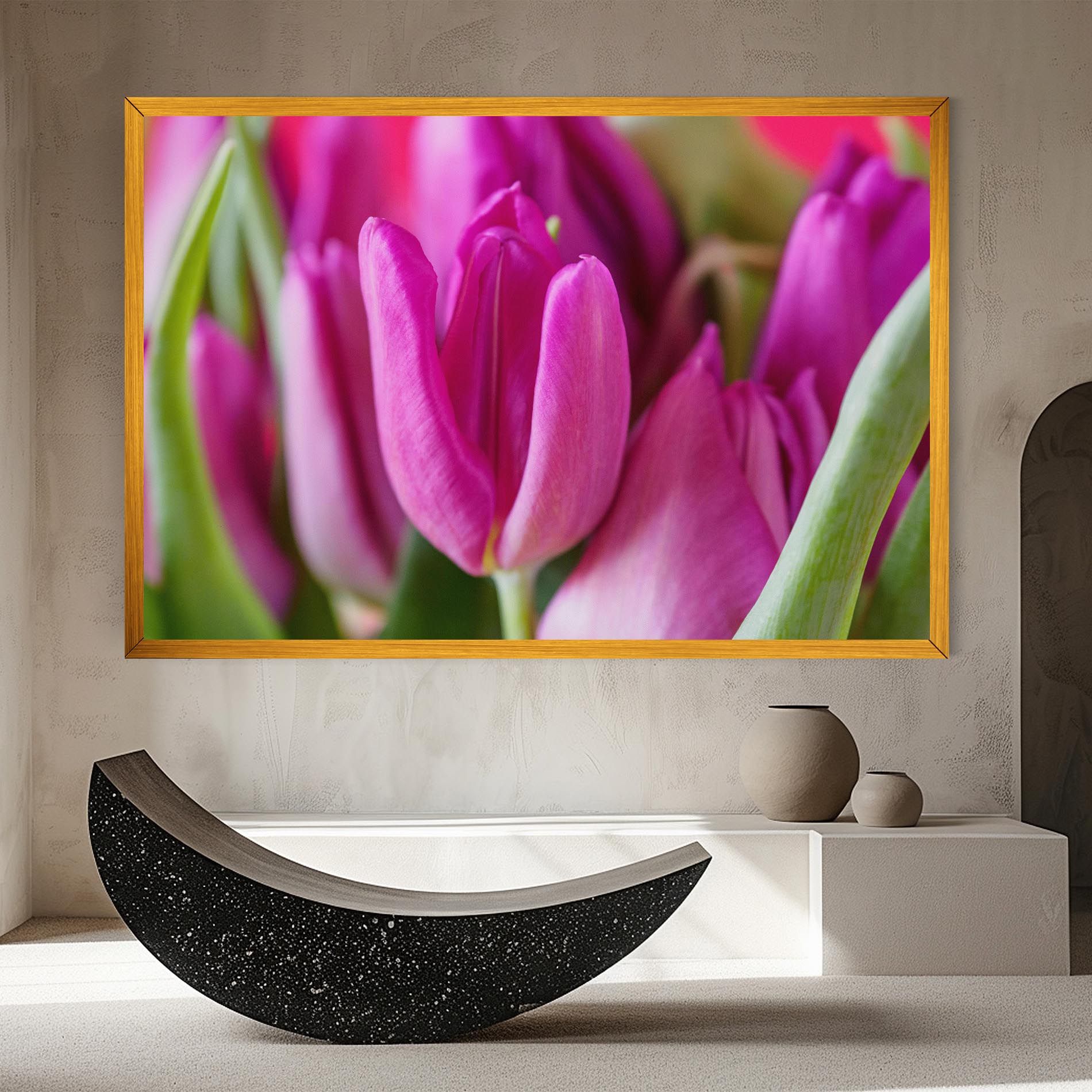 Purple Tulip Close Up mockup 8