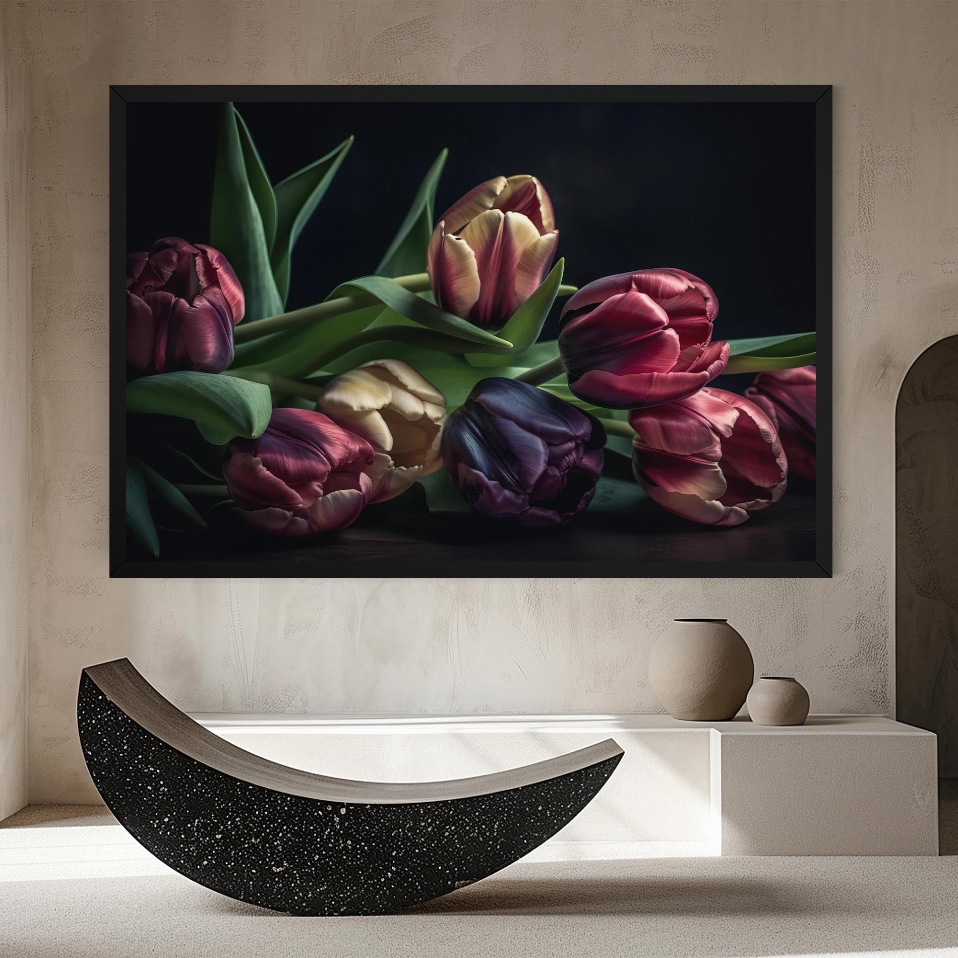 Dark Purple Tulip mockup 8