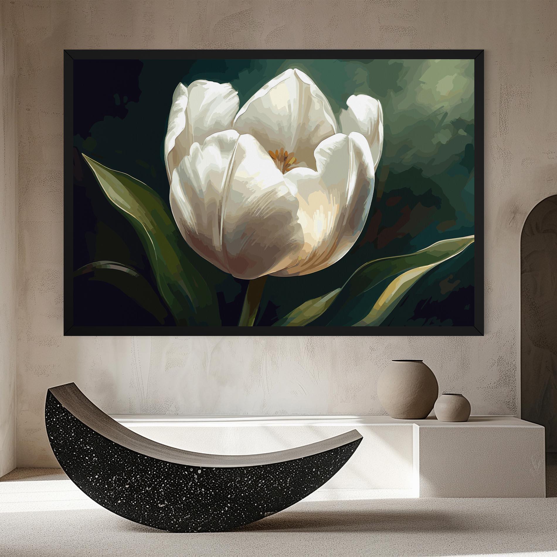 Vászonkép Tulip Art mockup 8