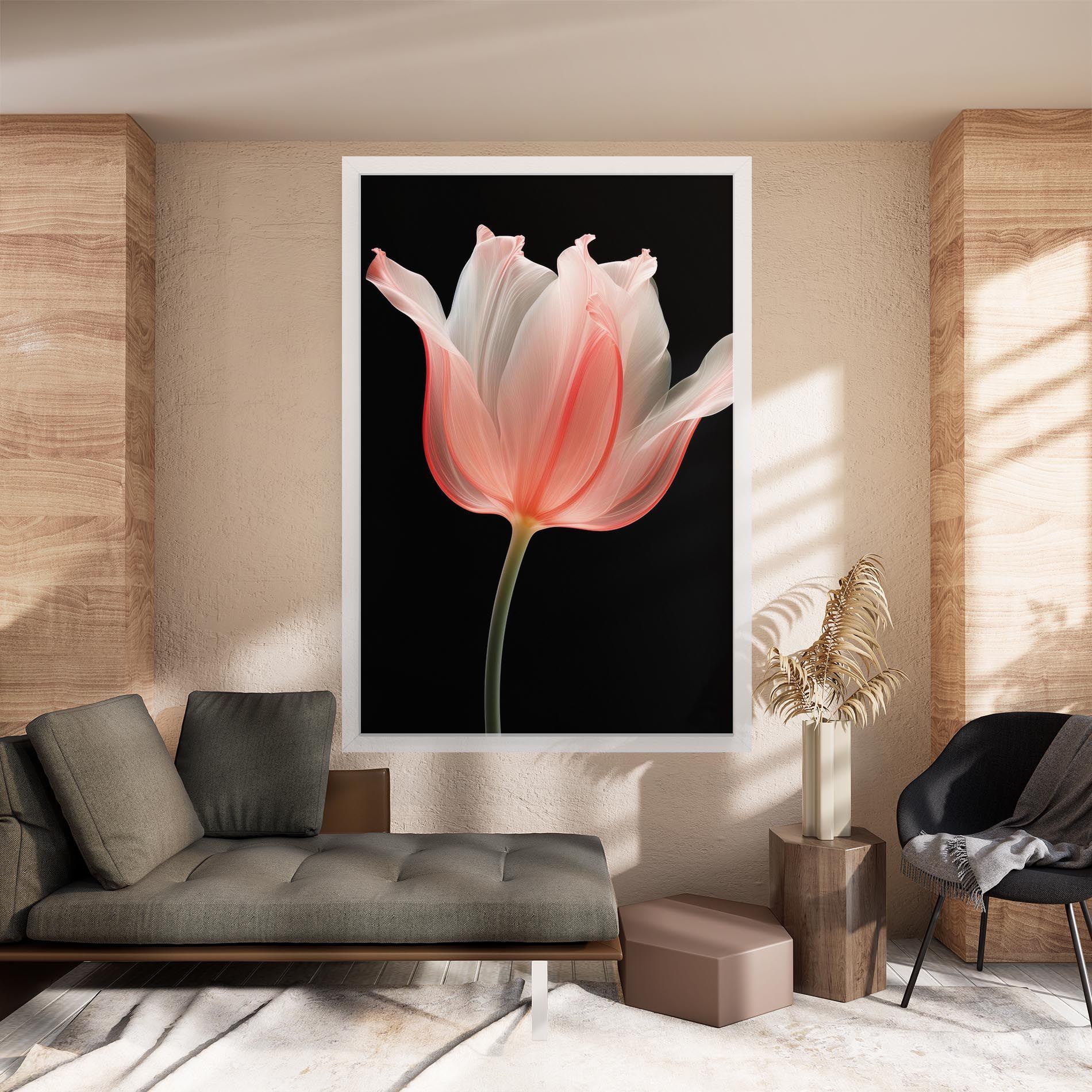 Pastel Pink Tulip mockup 8