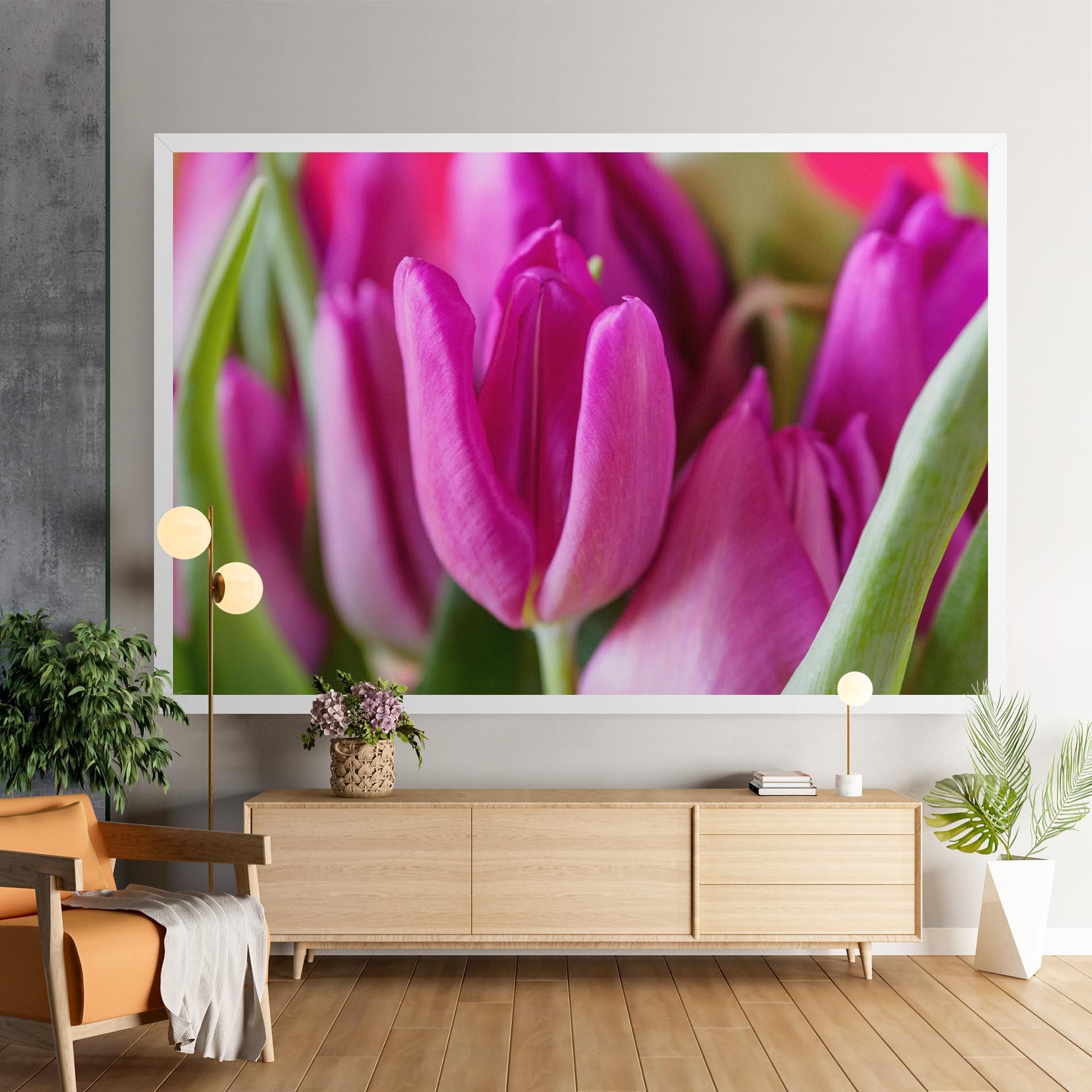 Purple Tulip Close Up mockup 9