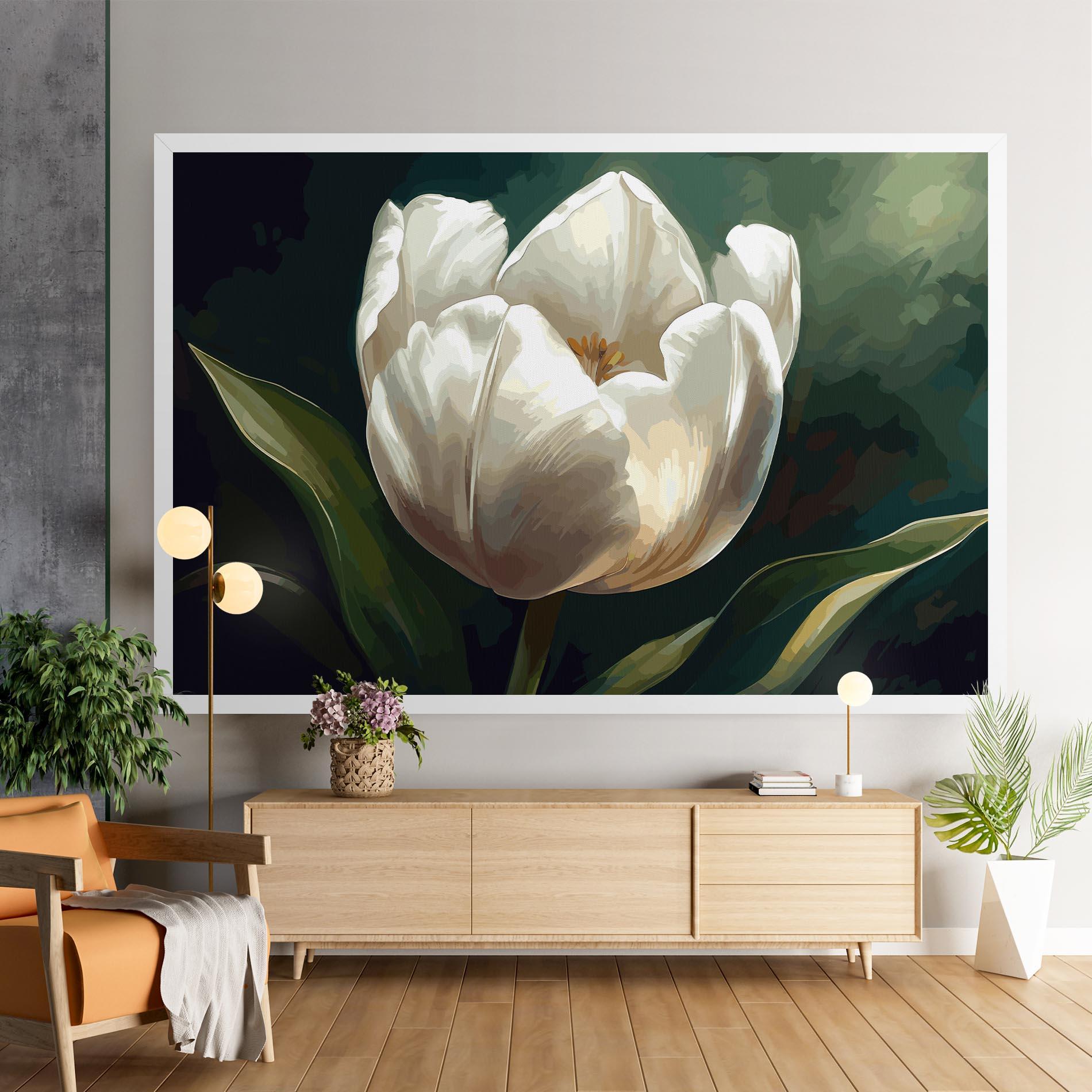 Vászonkép Tulip Art mockup 9