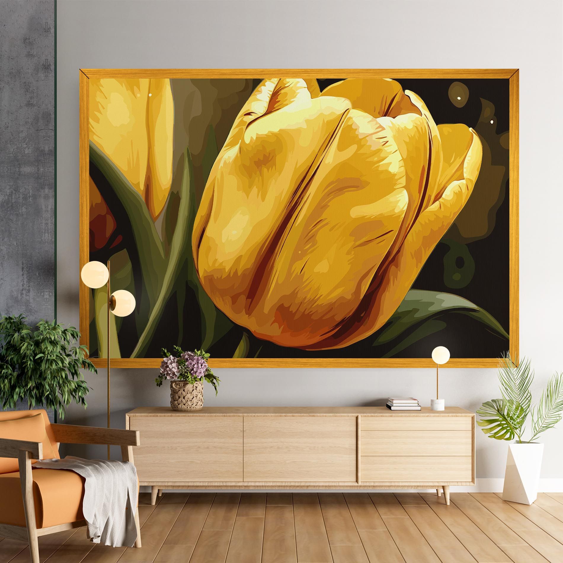 Big Yellow Tulip mockup 9