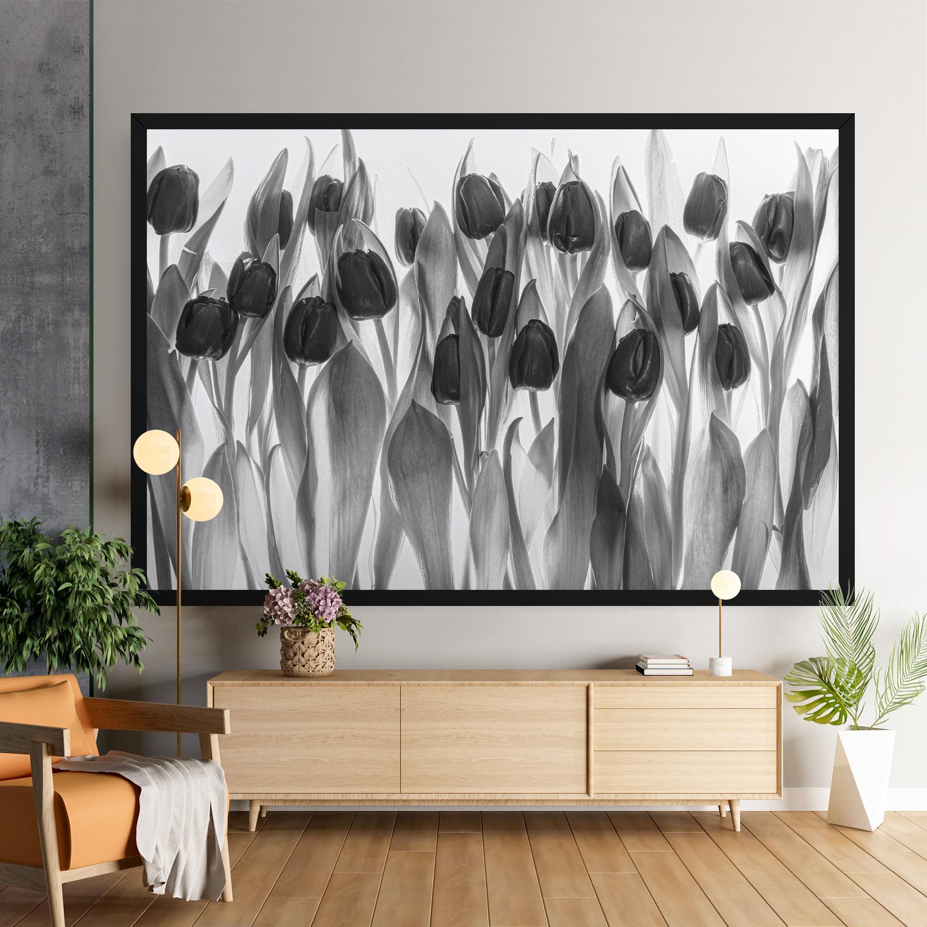 Grey Tulips mockup 9