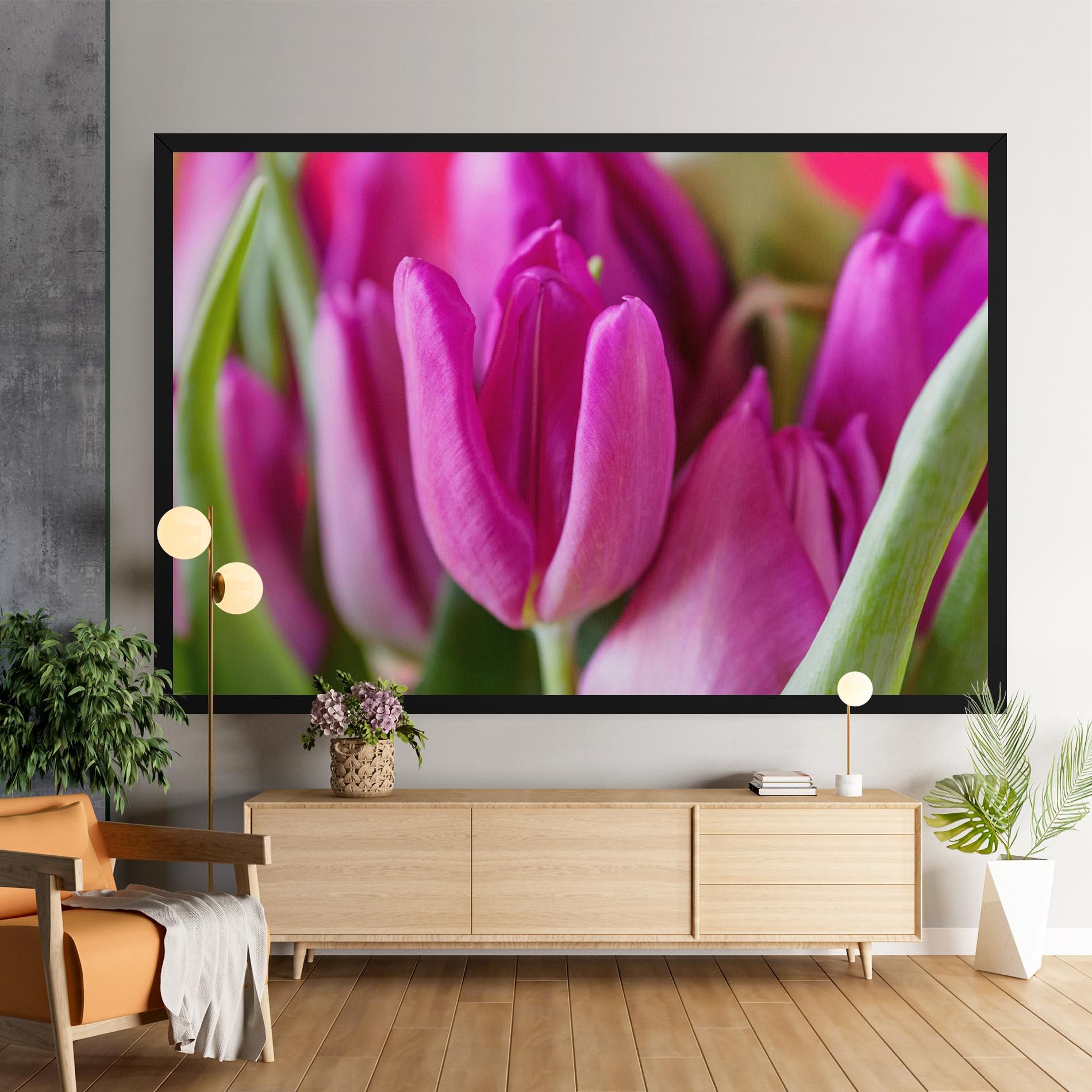 Purple Tulip Close Up mockup 9