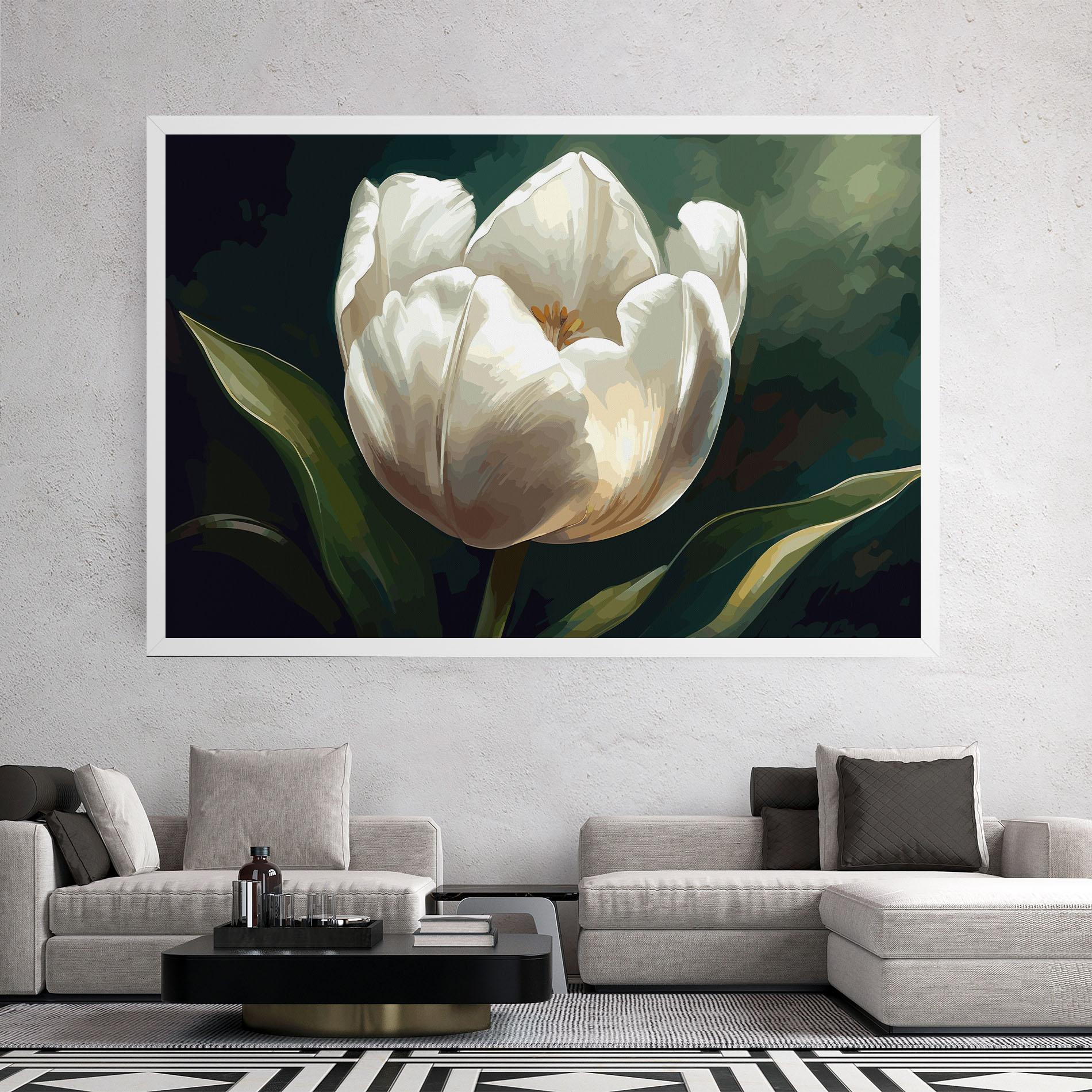 Vászonkép Tulip Art mockup 2