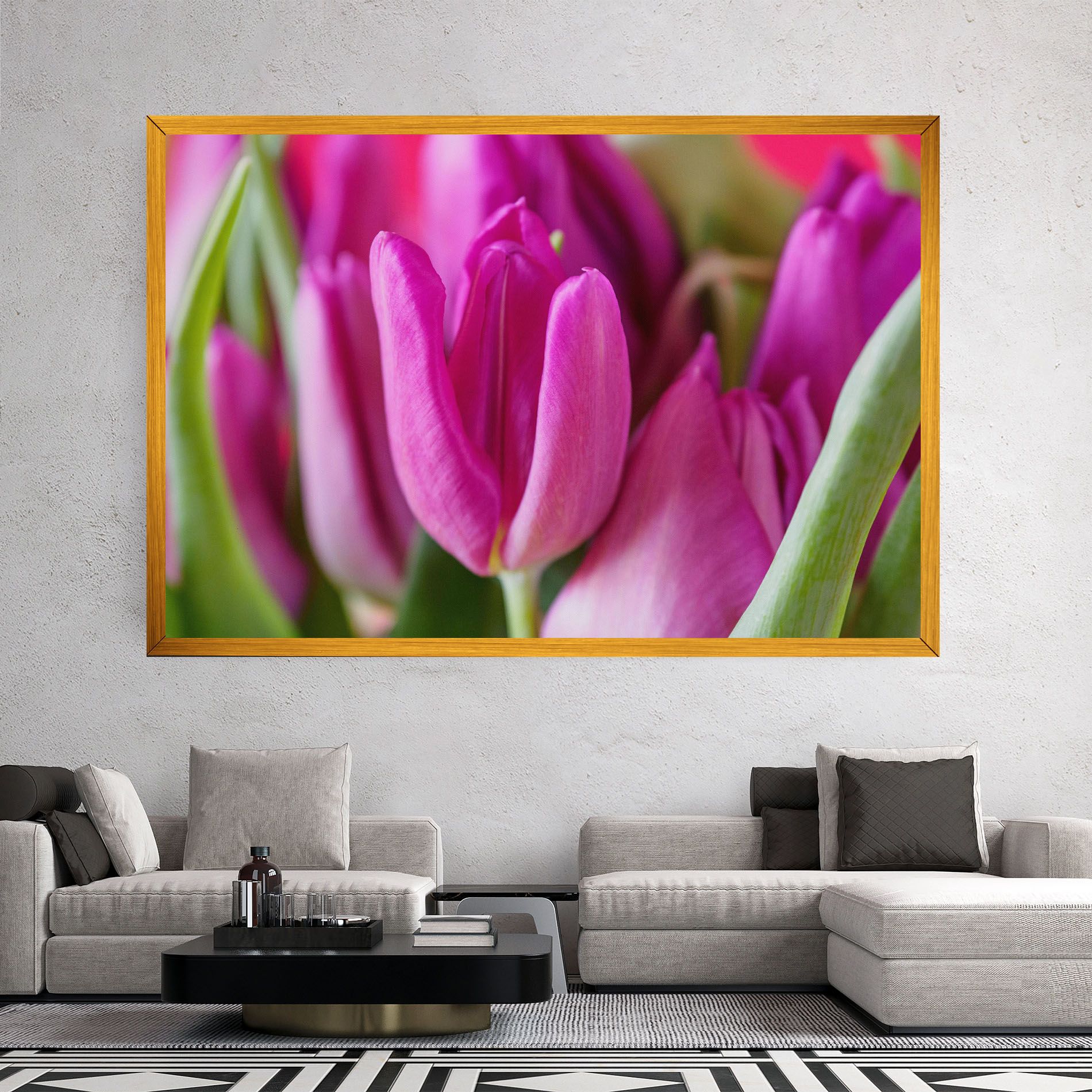 Purple Tulip Close Up mockup 2