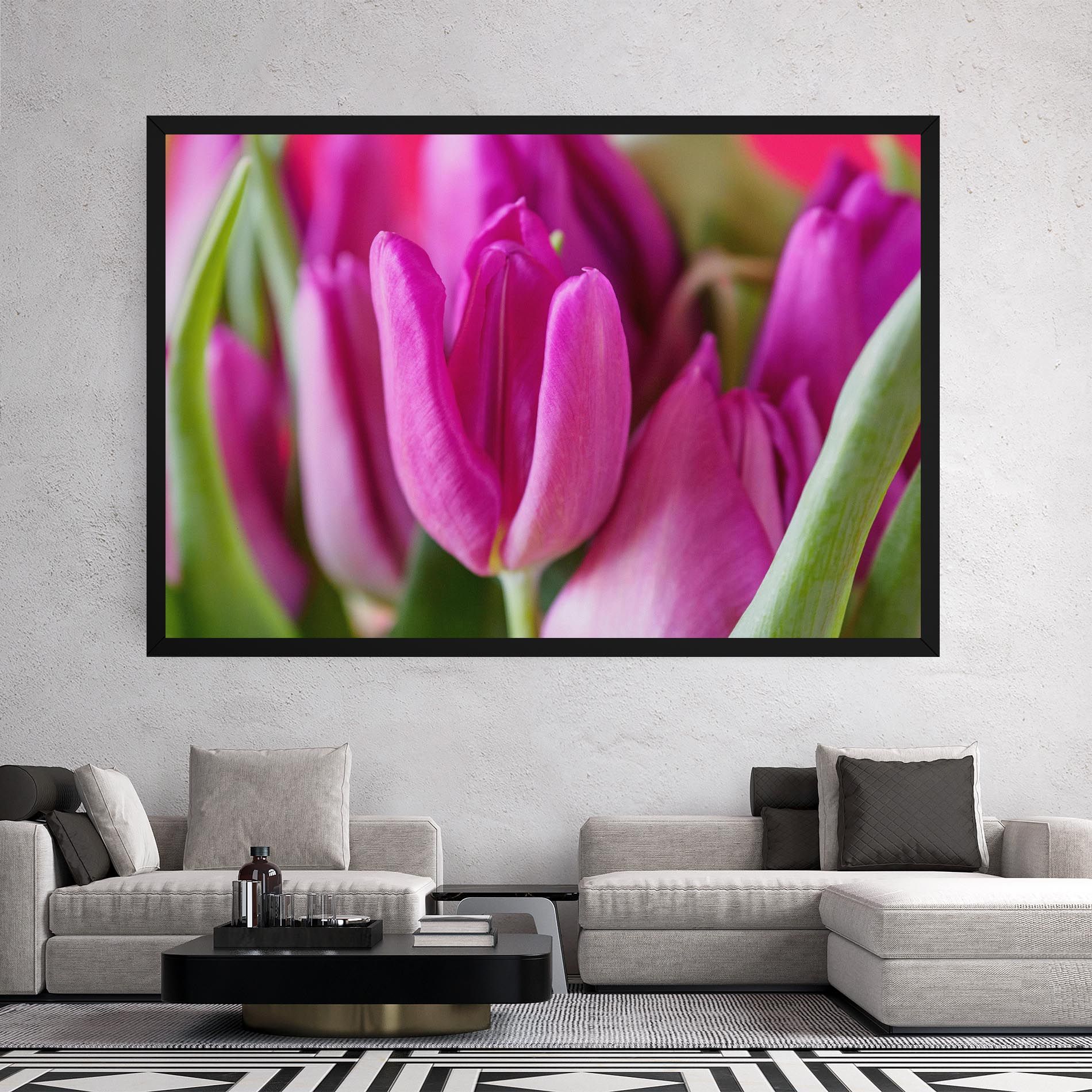 Purple Tulip Close Up mockup 2