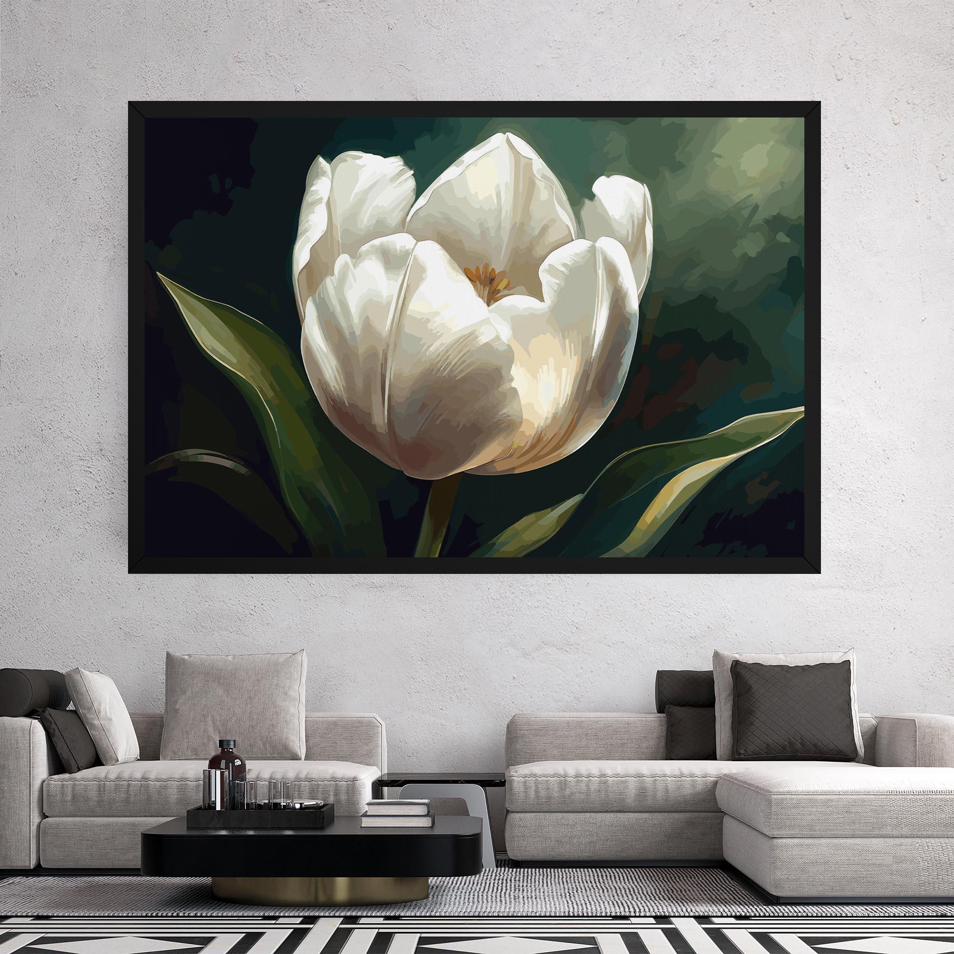 Vászonkép Tulip Art mockup 2