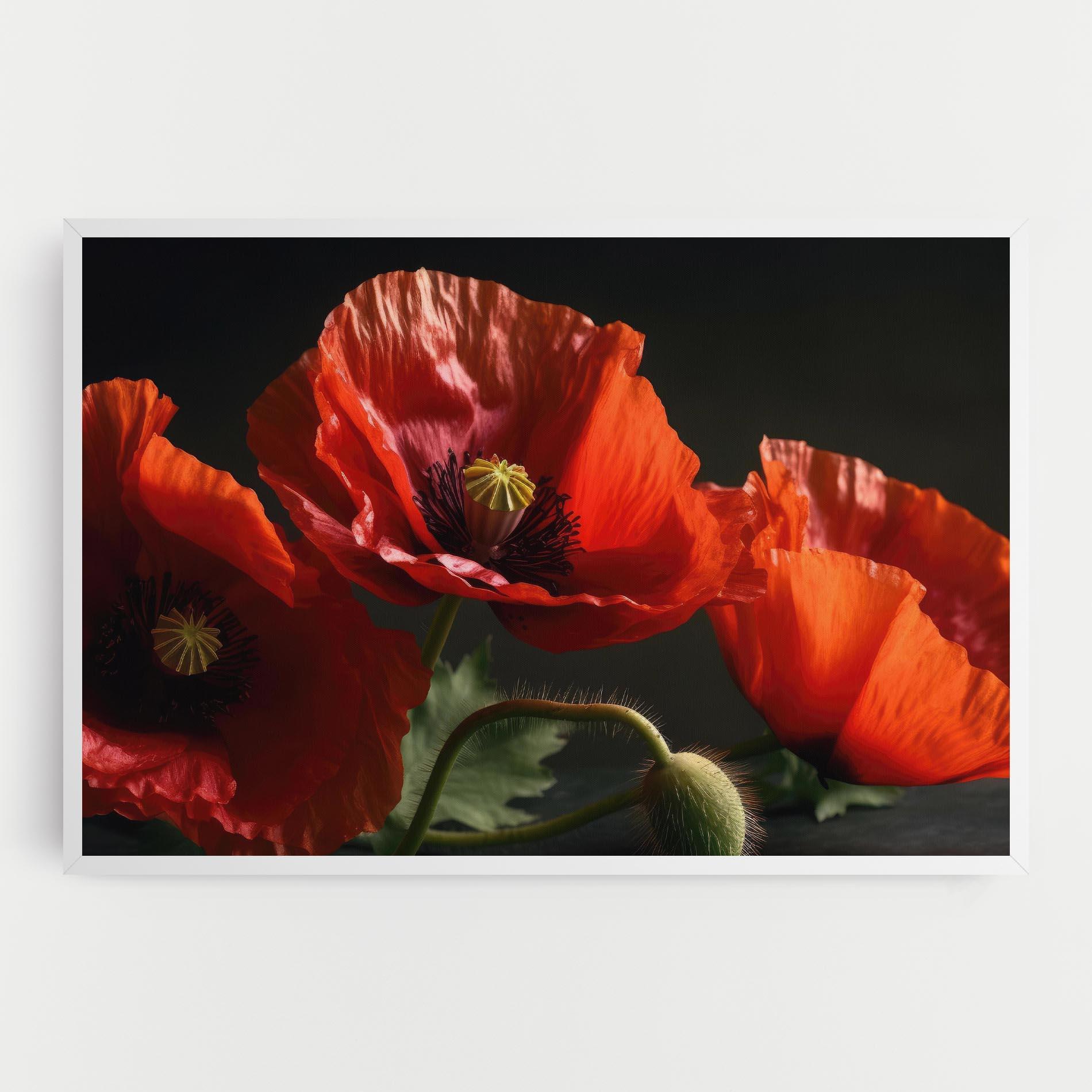 Vászonkép 3 Pretty Poppies mockup 0