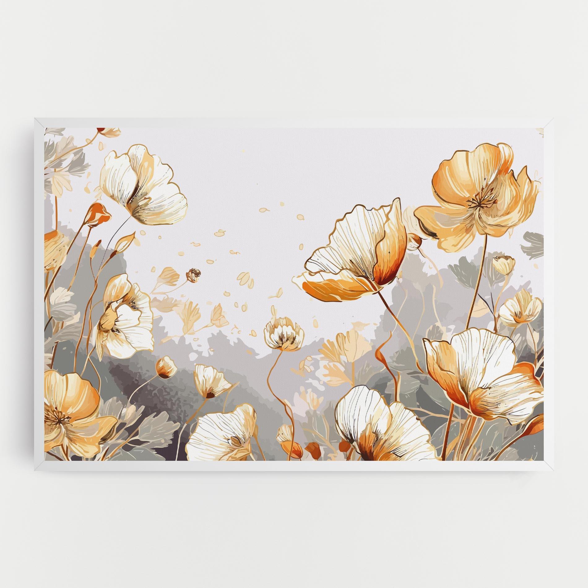 Vászonkép Gold Poppies mockup 0