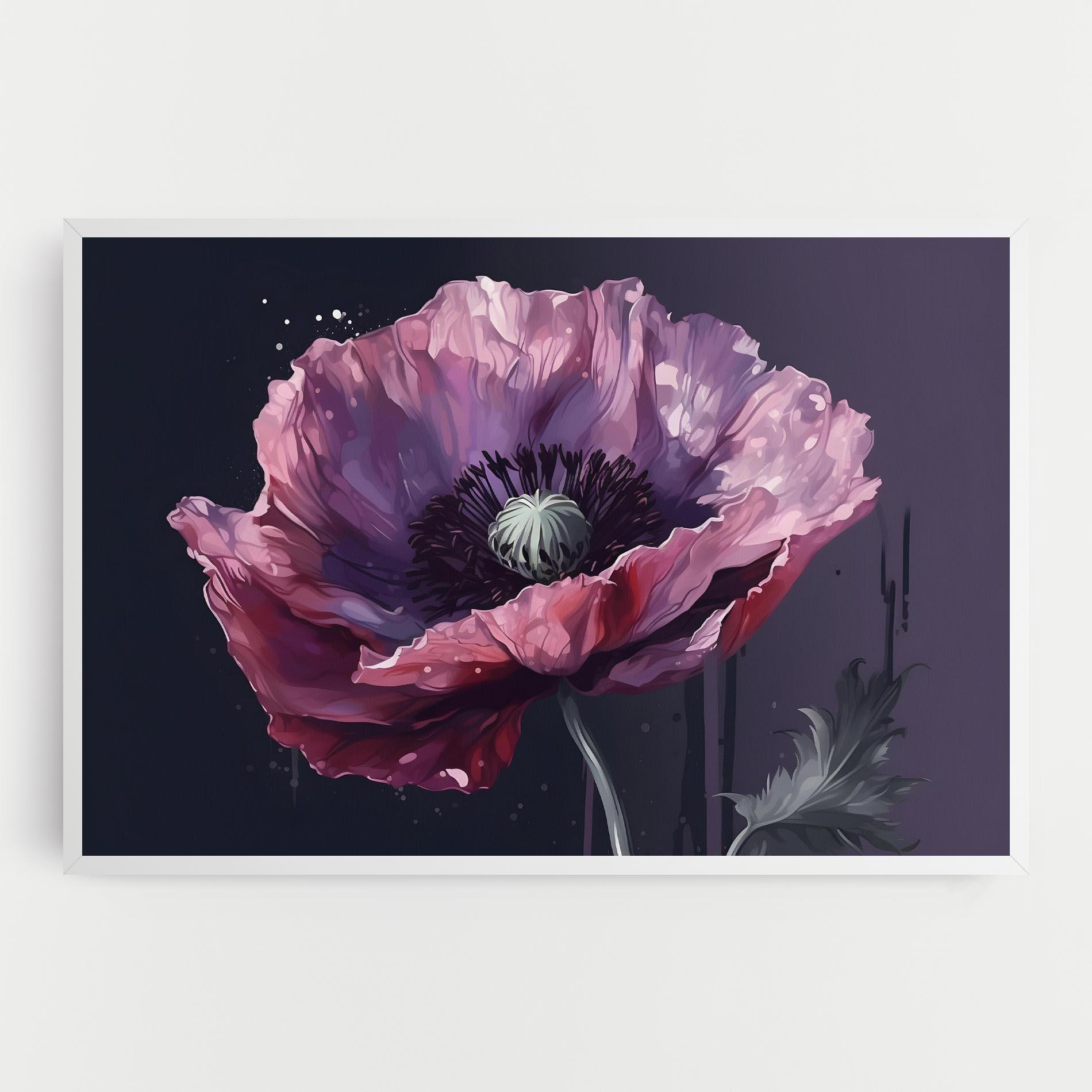 Vászonkép Light Purple Poppy mockup 0