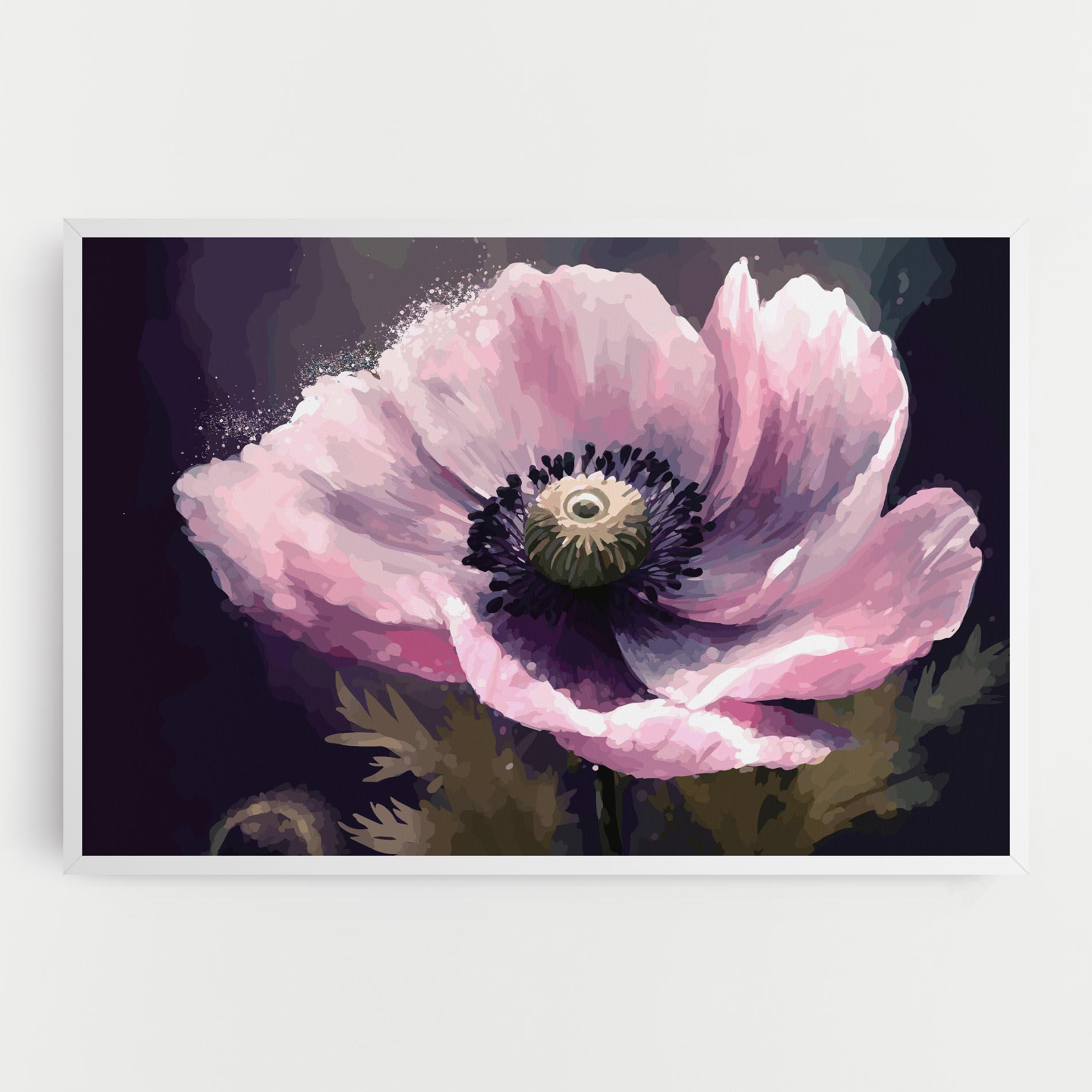 Vászonkép Pretty Pink Poppy mockup 0