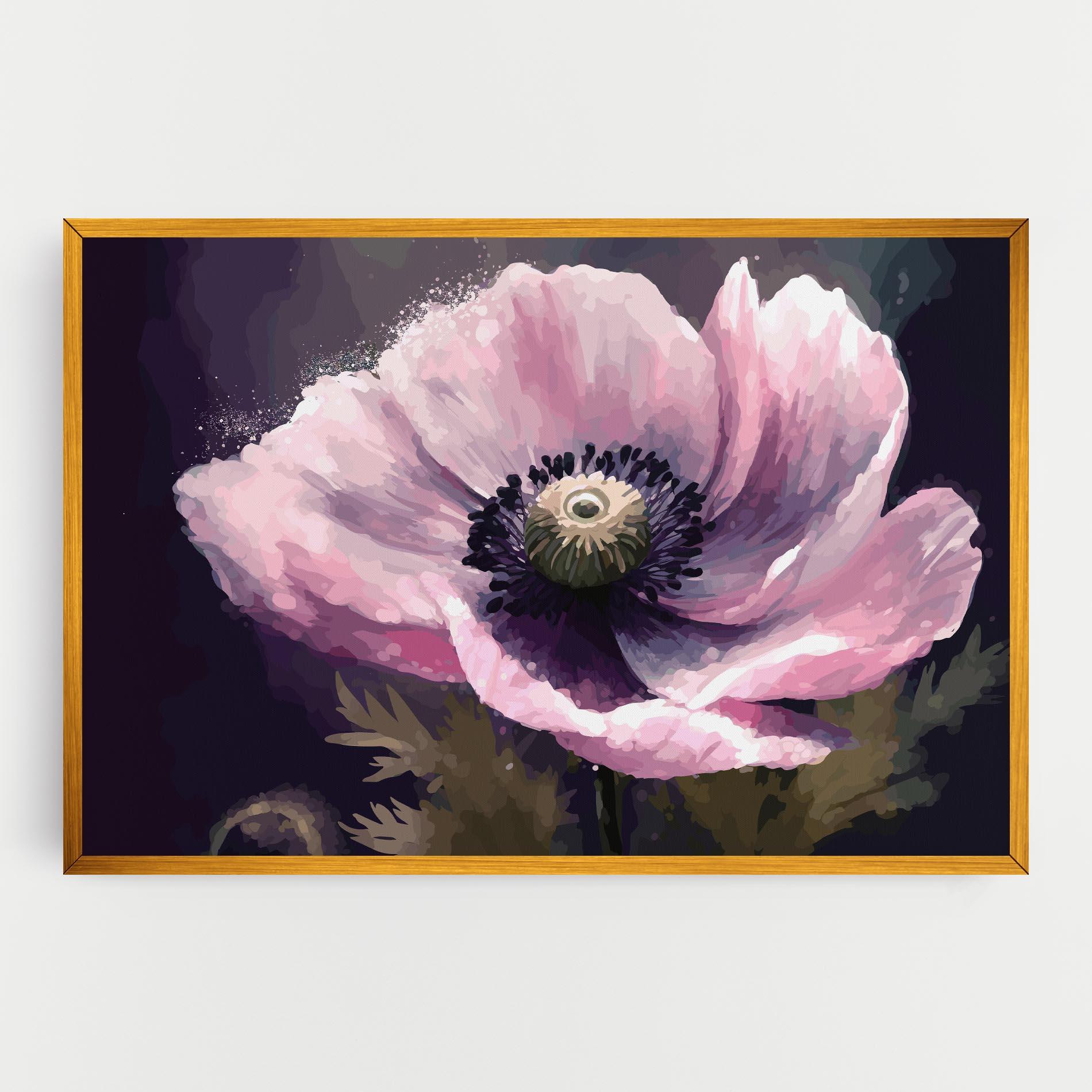 Vászonkép Pretty Pink Poppy mockup 0