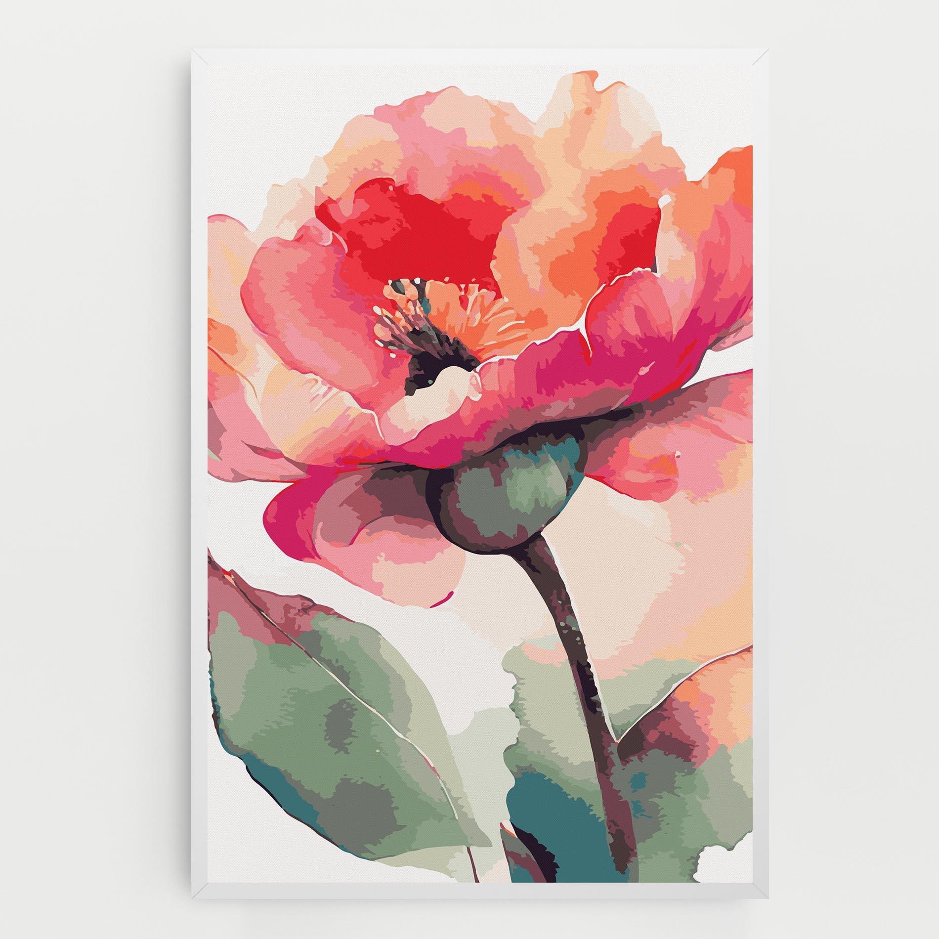 Vászonkép Pastel Poppy mockup 0