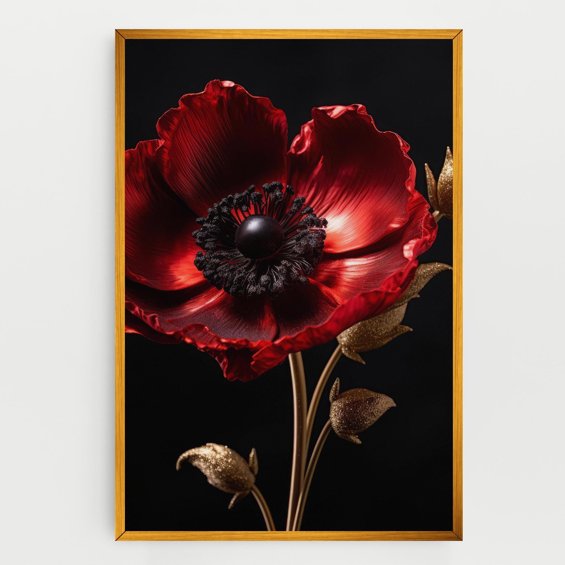 Dark Red Poppy mockup 0
