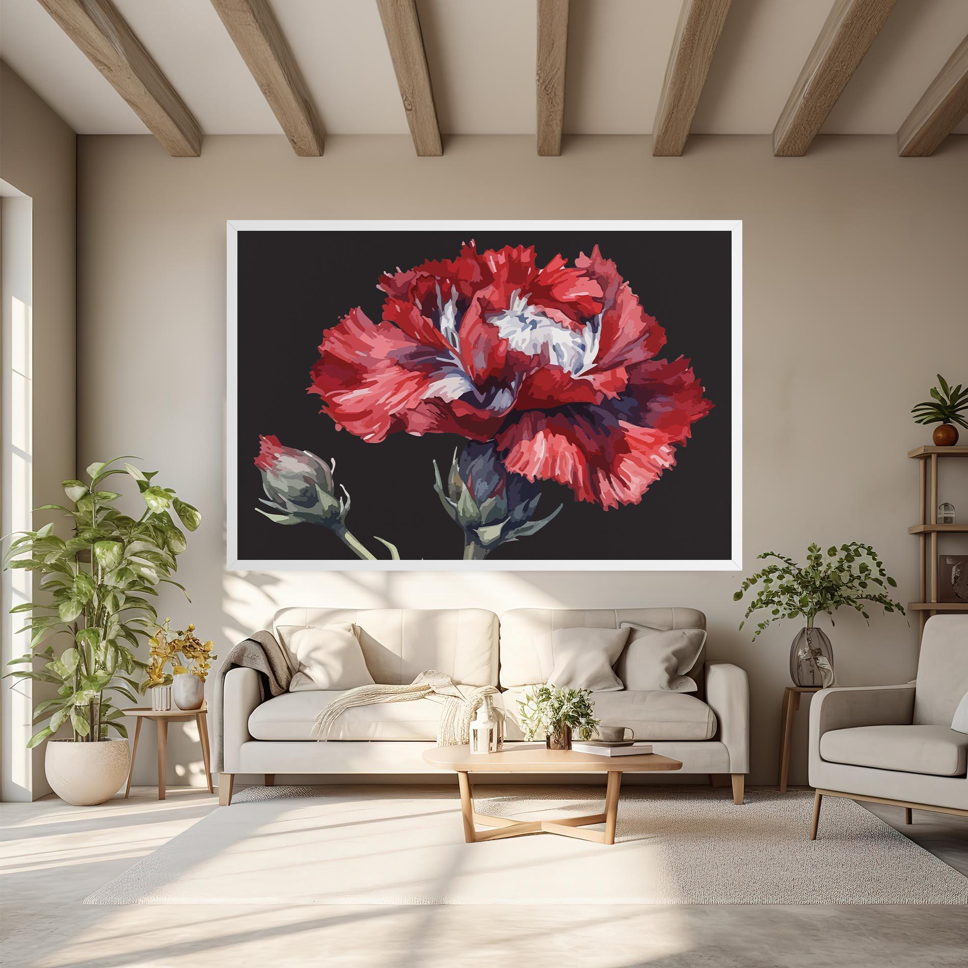 Vászonkép Close Up Poppy mockup 6