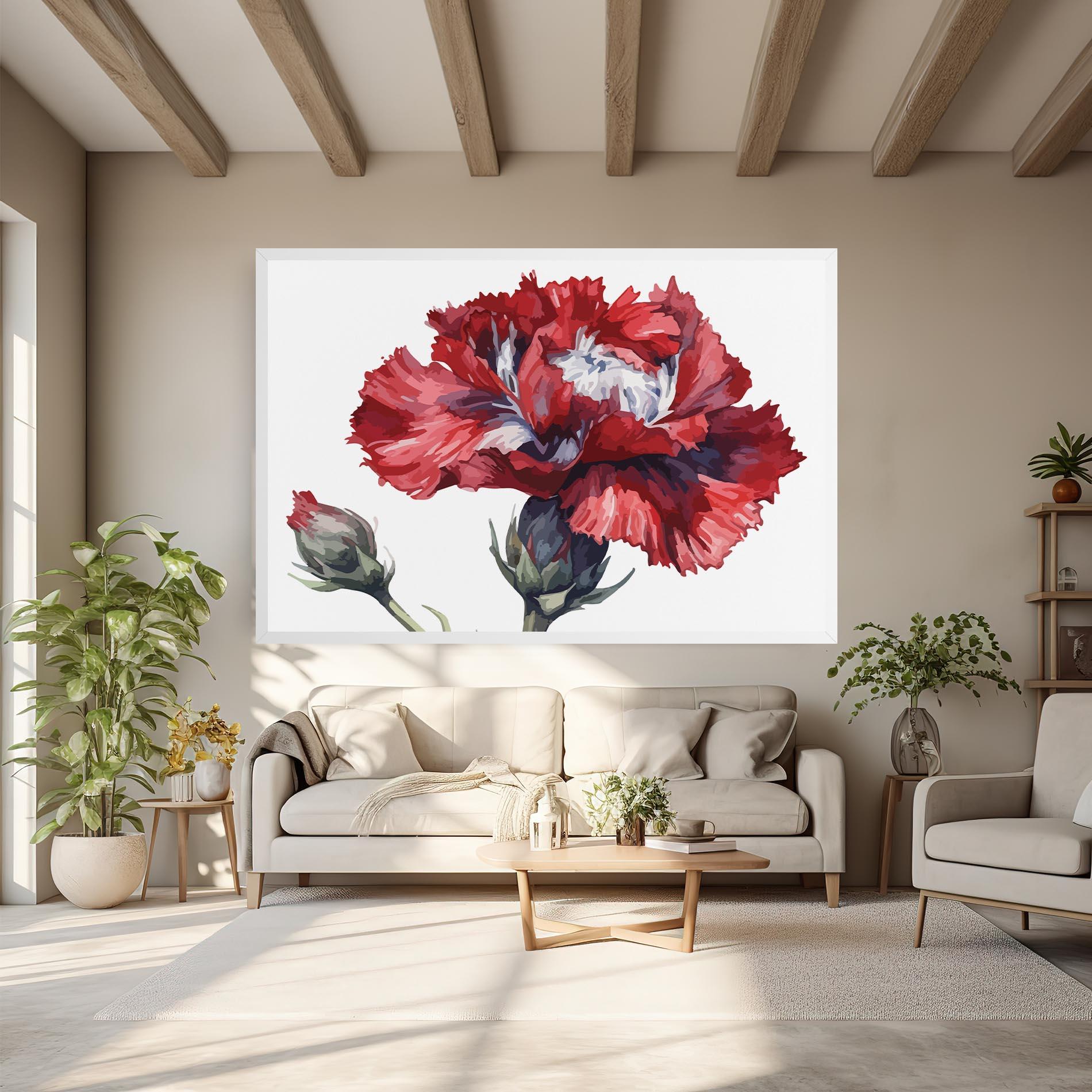 Vászonkép Pretty Poppy mockup 6