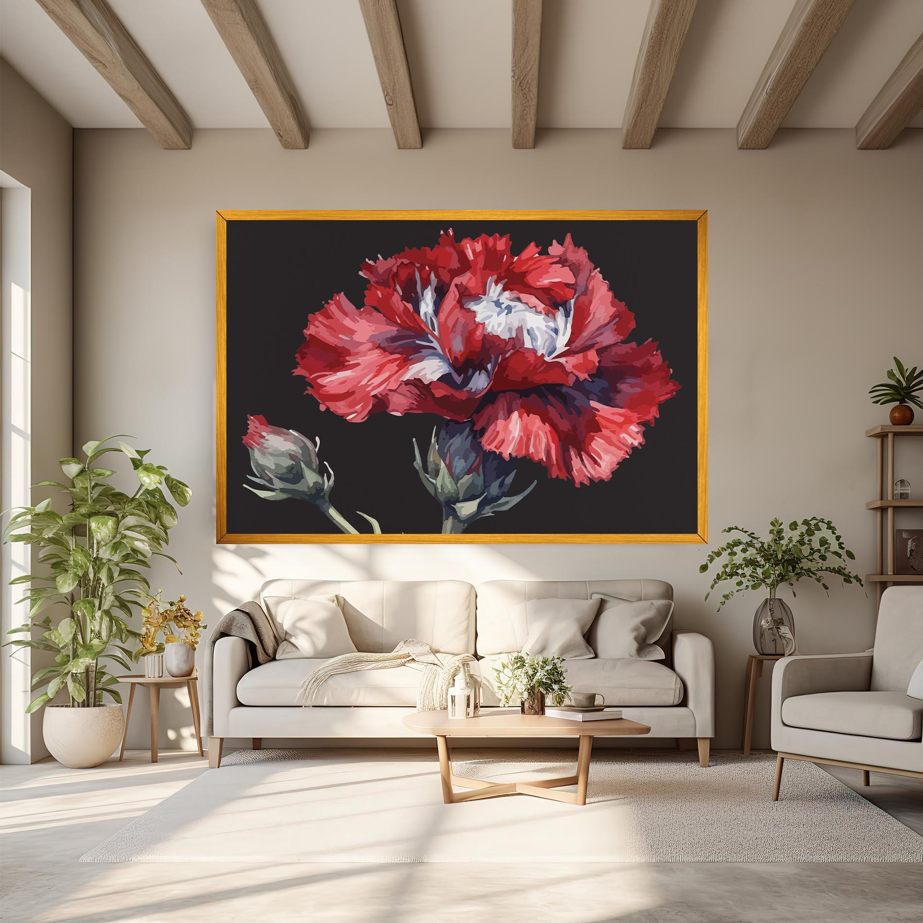 Vászonkép Close Up Poppy mockup 6