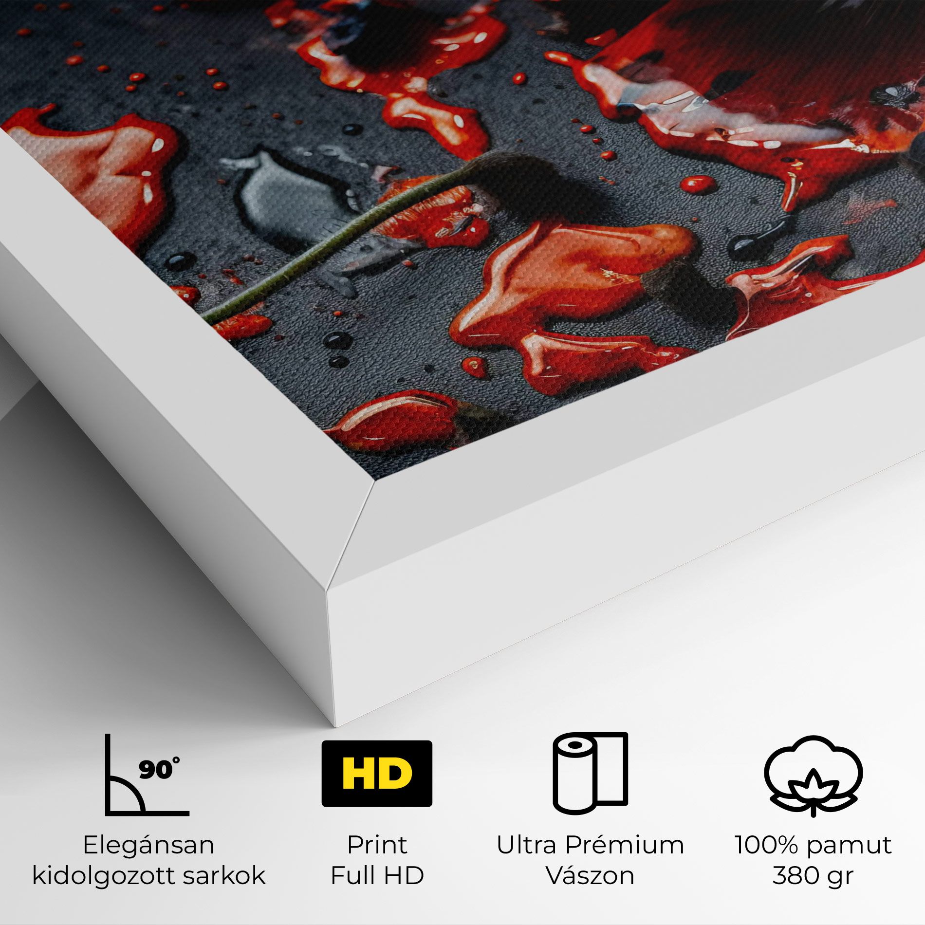 Beautiful Red Poppy Liquid mockup 4