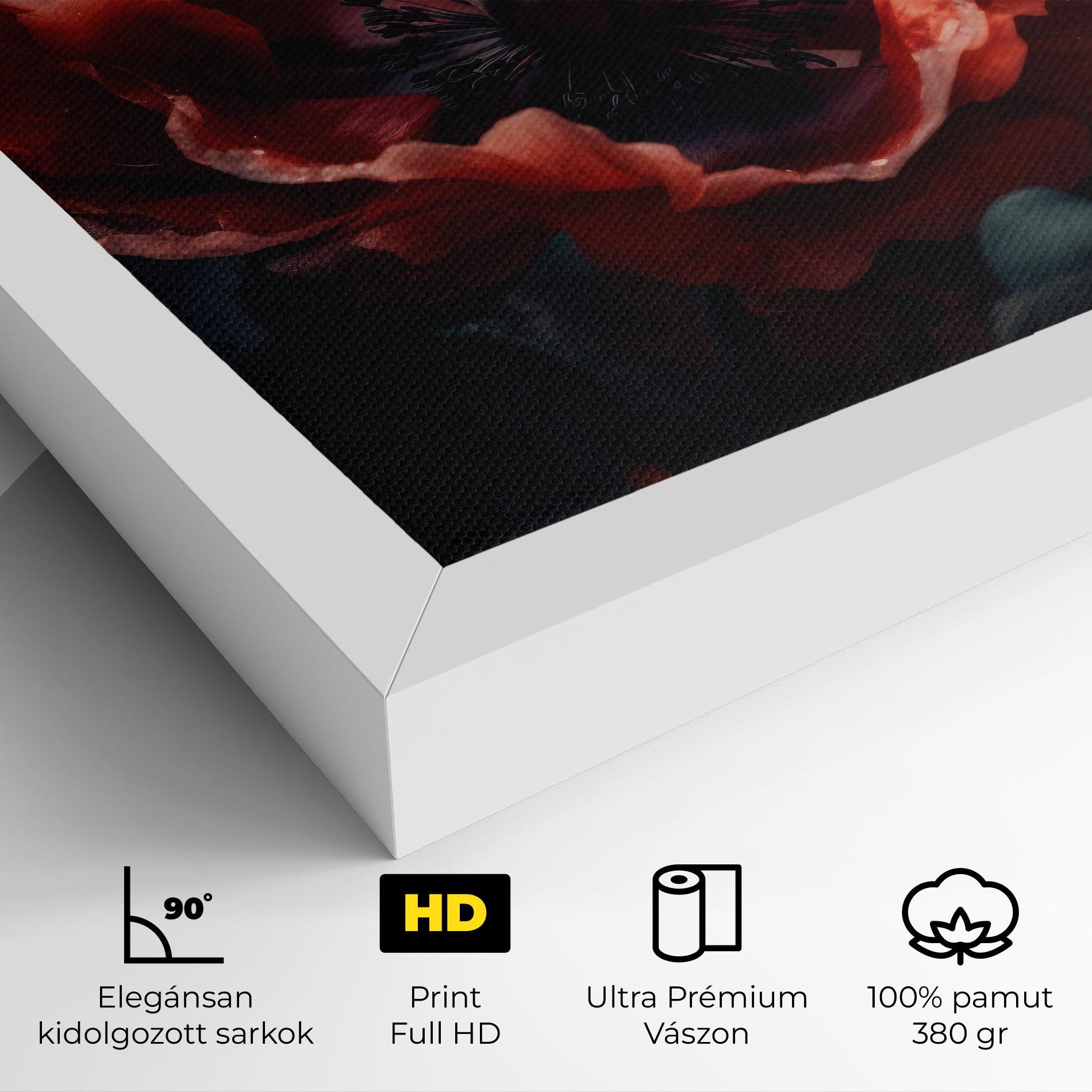 Vászonkép Dark Shade Poppy mockup 4