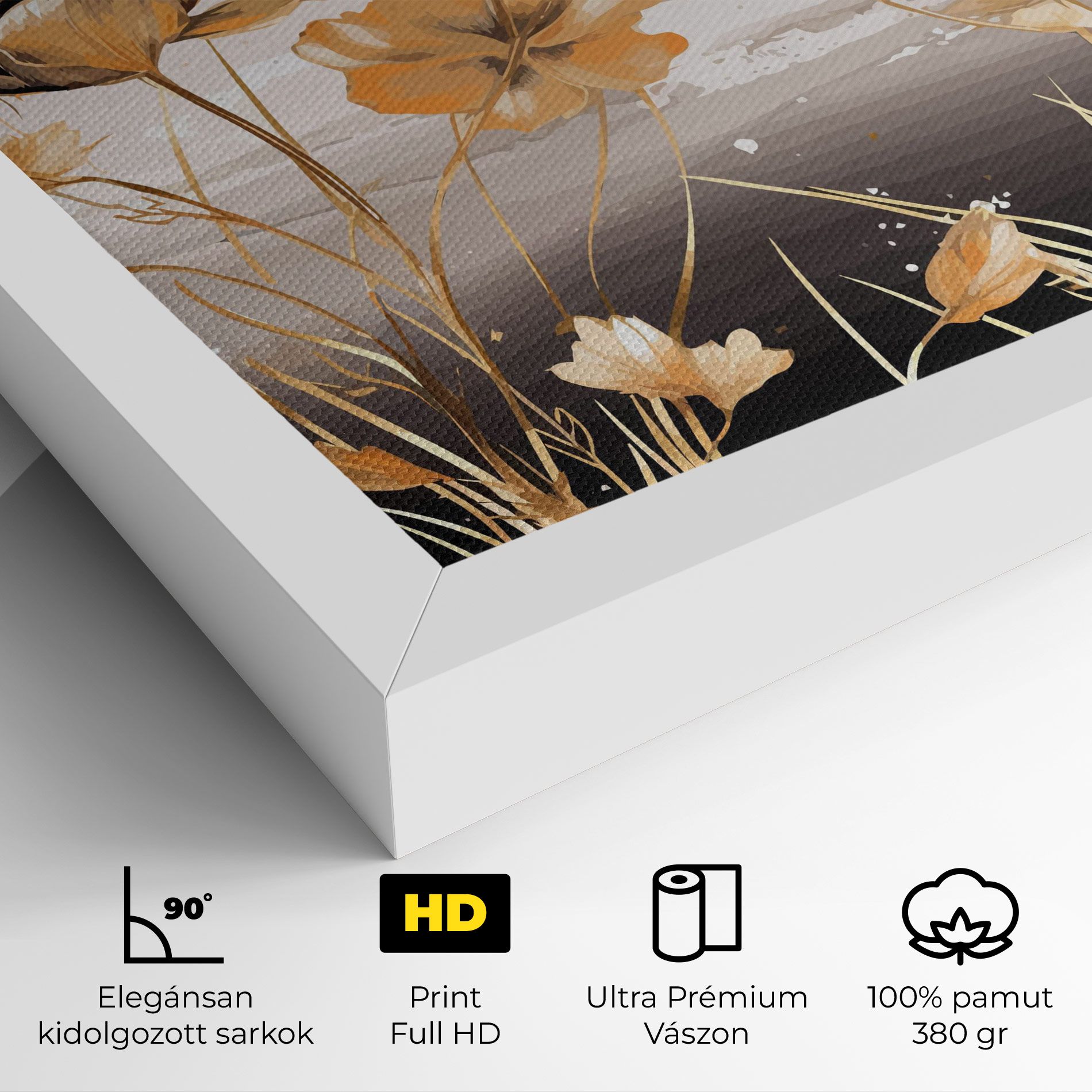 Gold Black Poppy mockup 4
