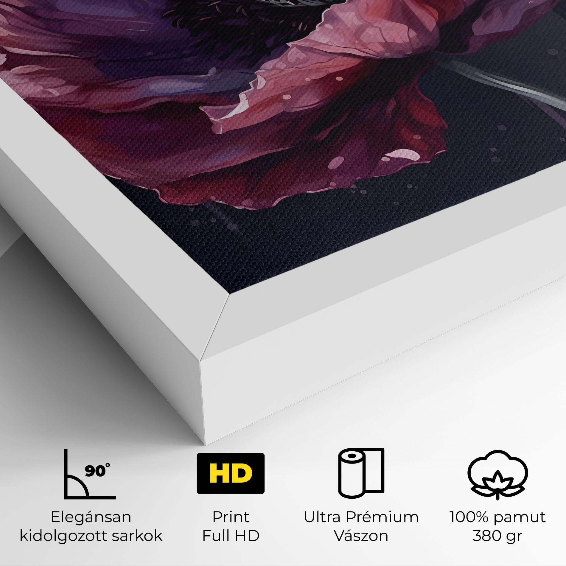 Vászonkép Light Purple Poppy mockup 4