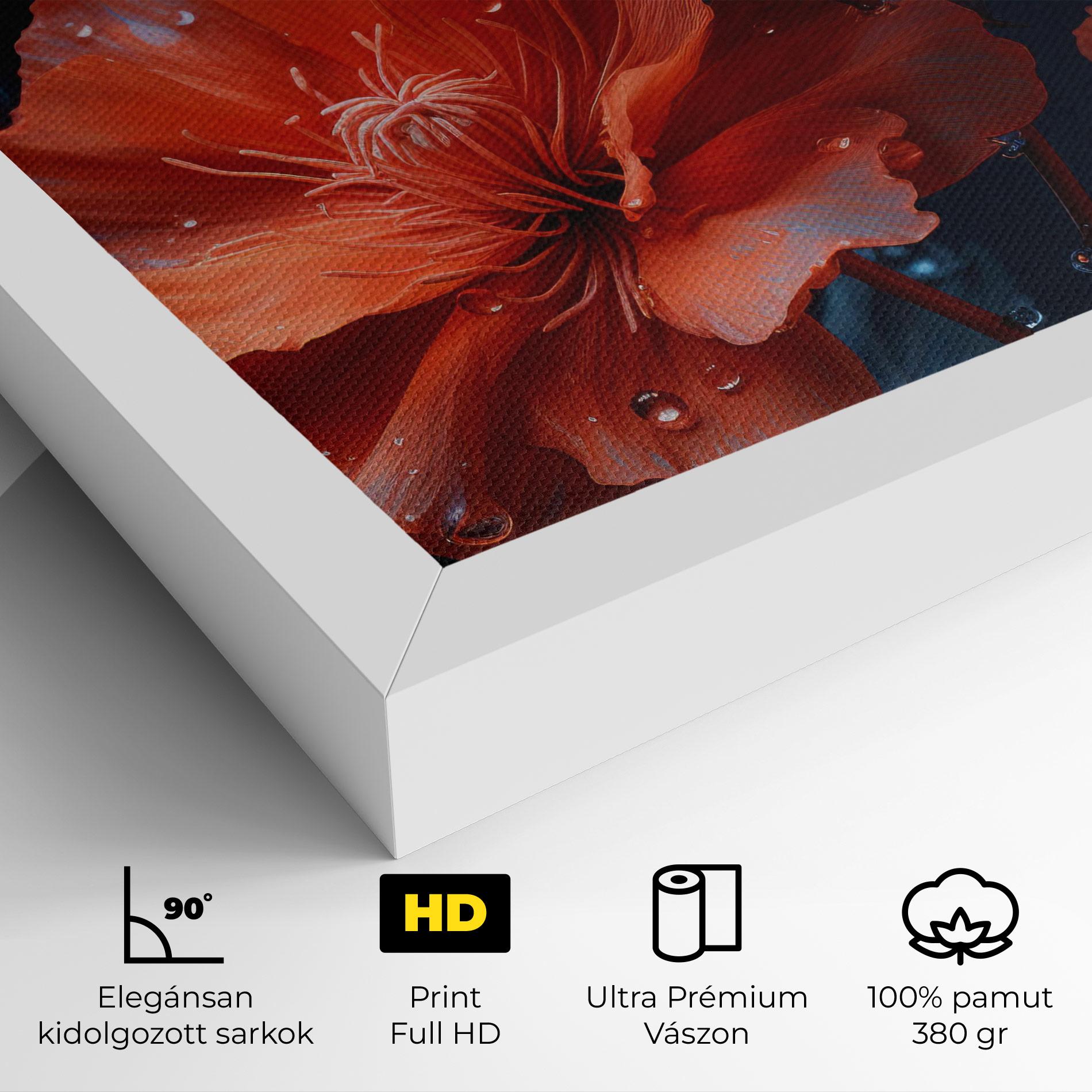 Vászonkép Orange Poppy mockup 4