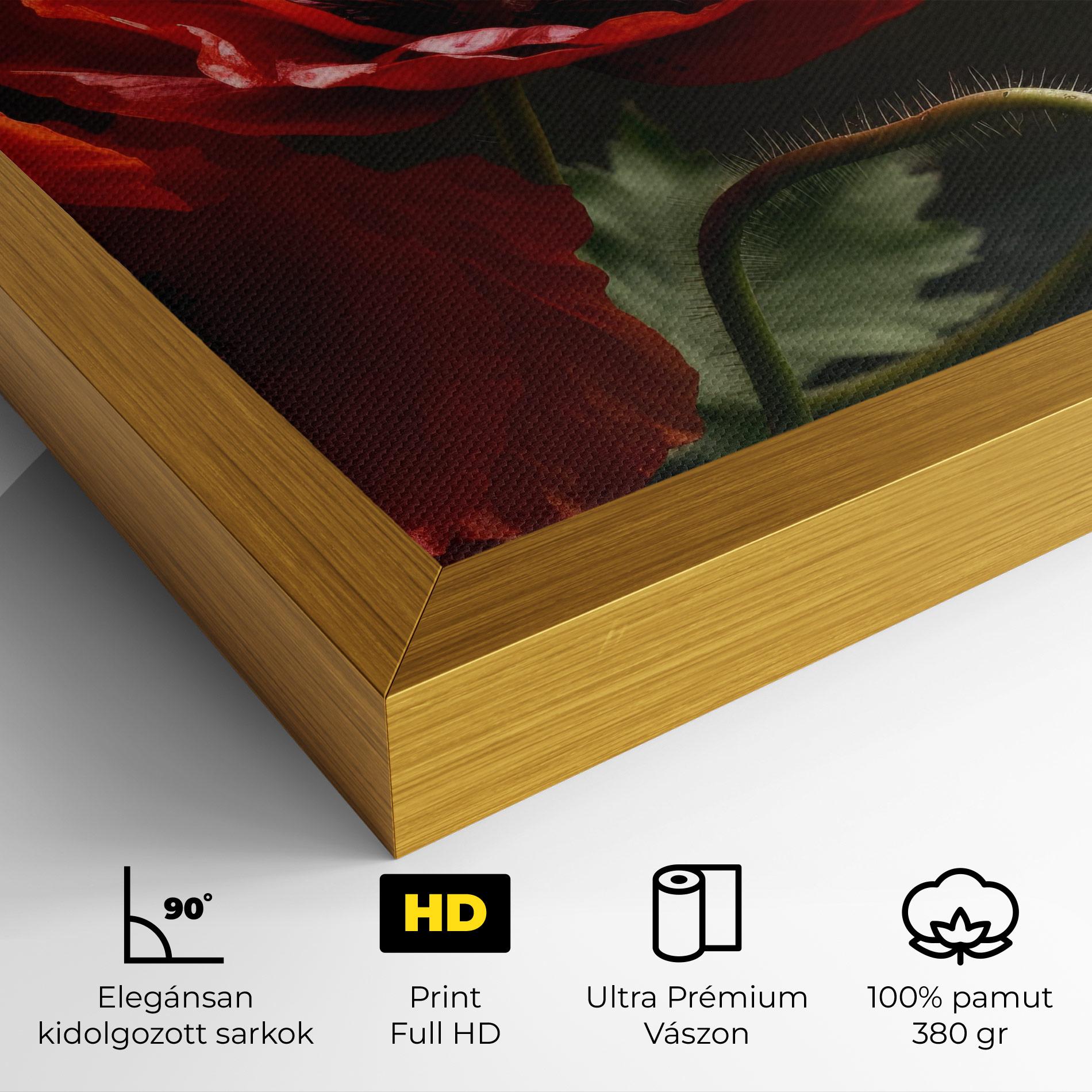 Vászonkép 3 Pretty Poppies mockup 4