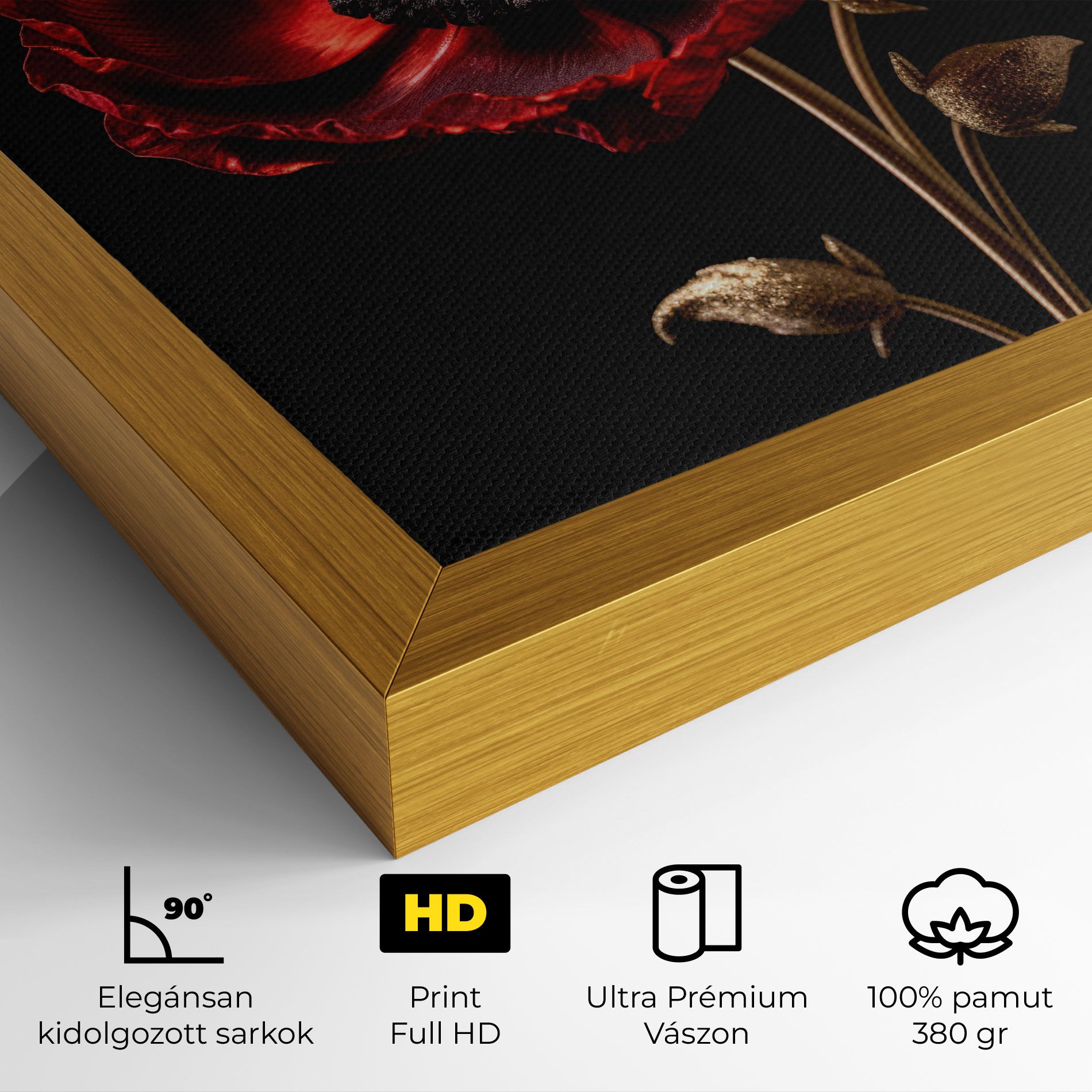 Dark Red Poppy mockup 4