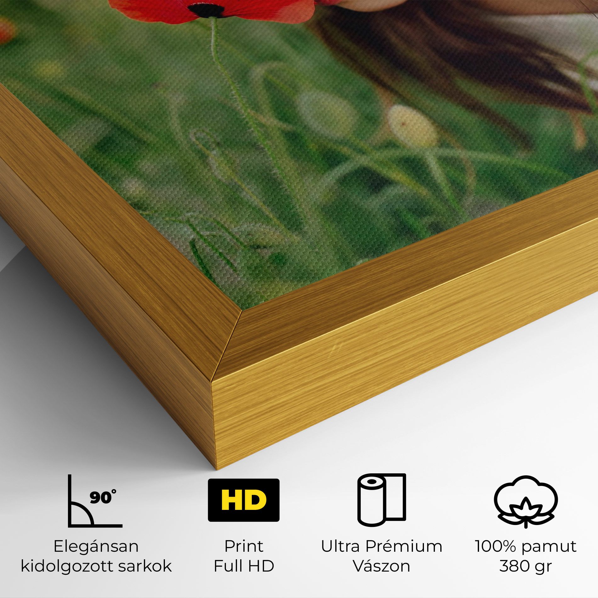 Girl With Poppies mockup 4