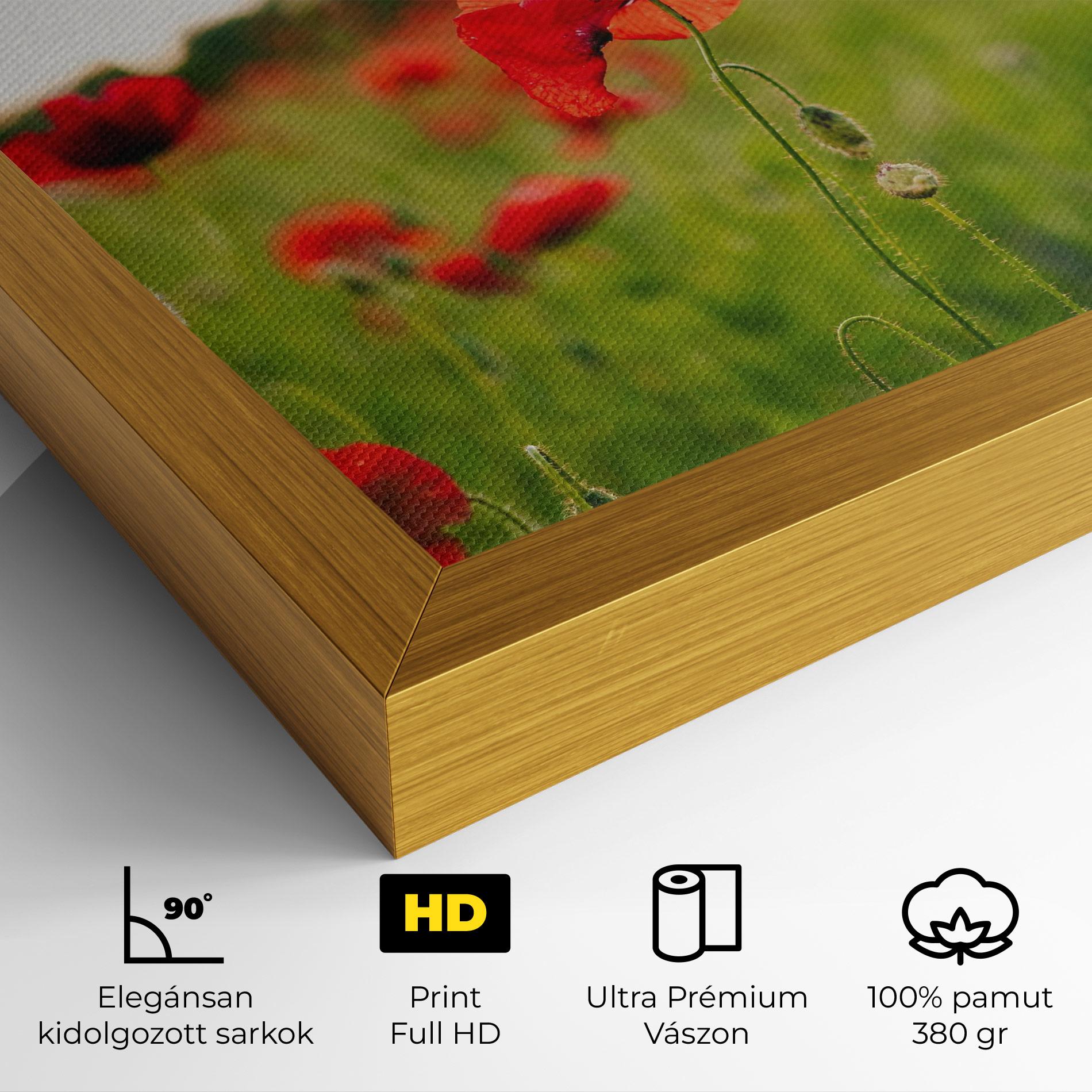 Vászonkép Poppies Field mockup 4