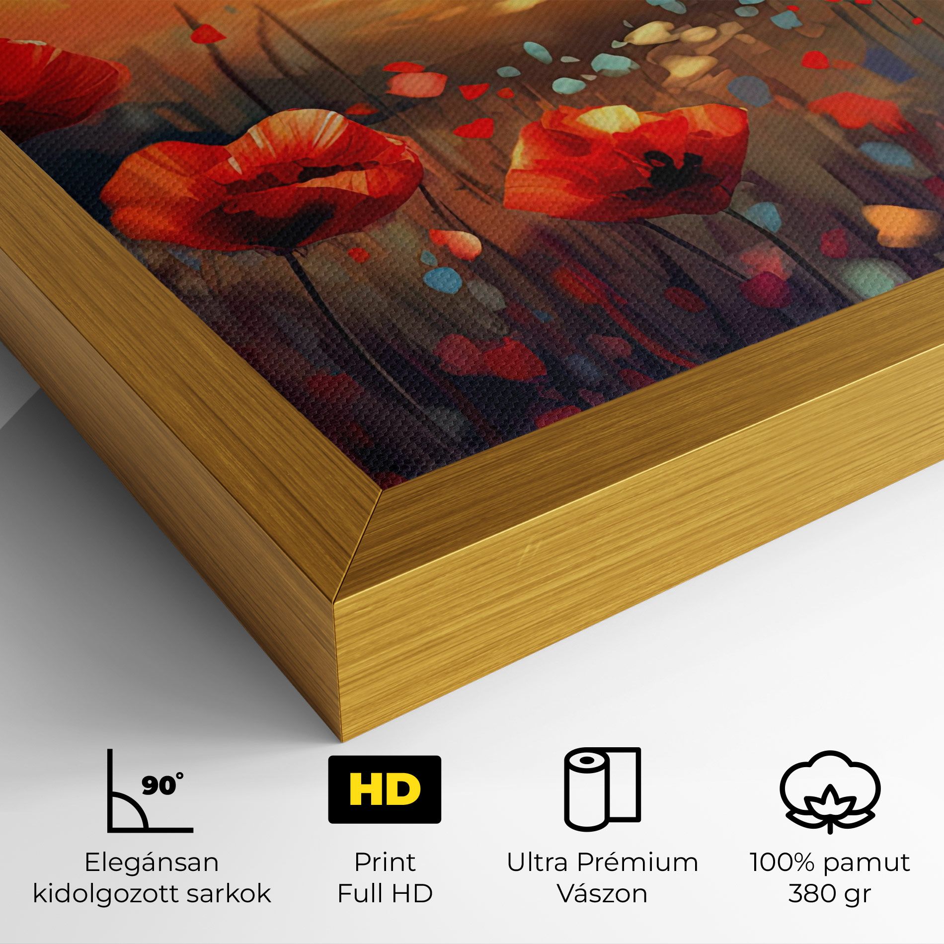 Sunrise Painting Poppies mockup 4