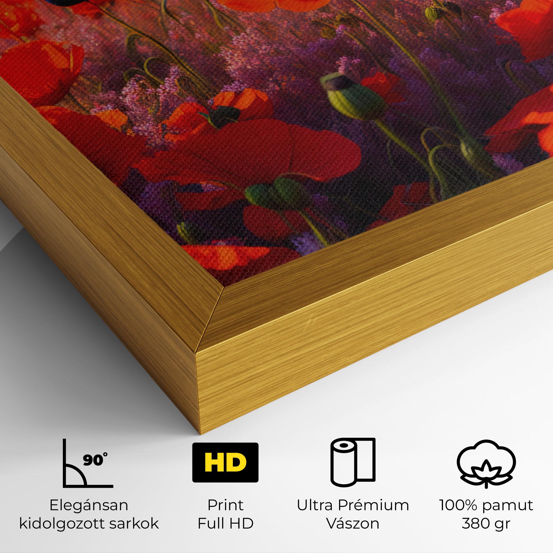 Vászonkép Wild Poppies mockup 4