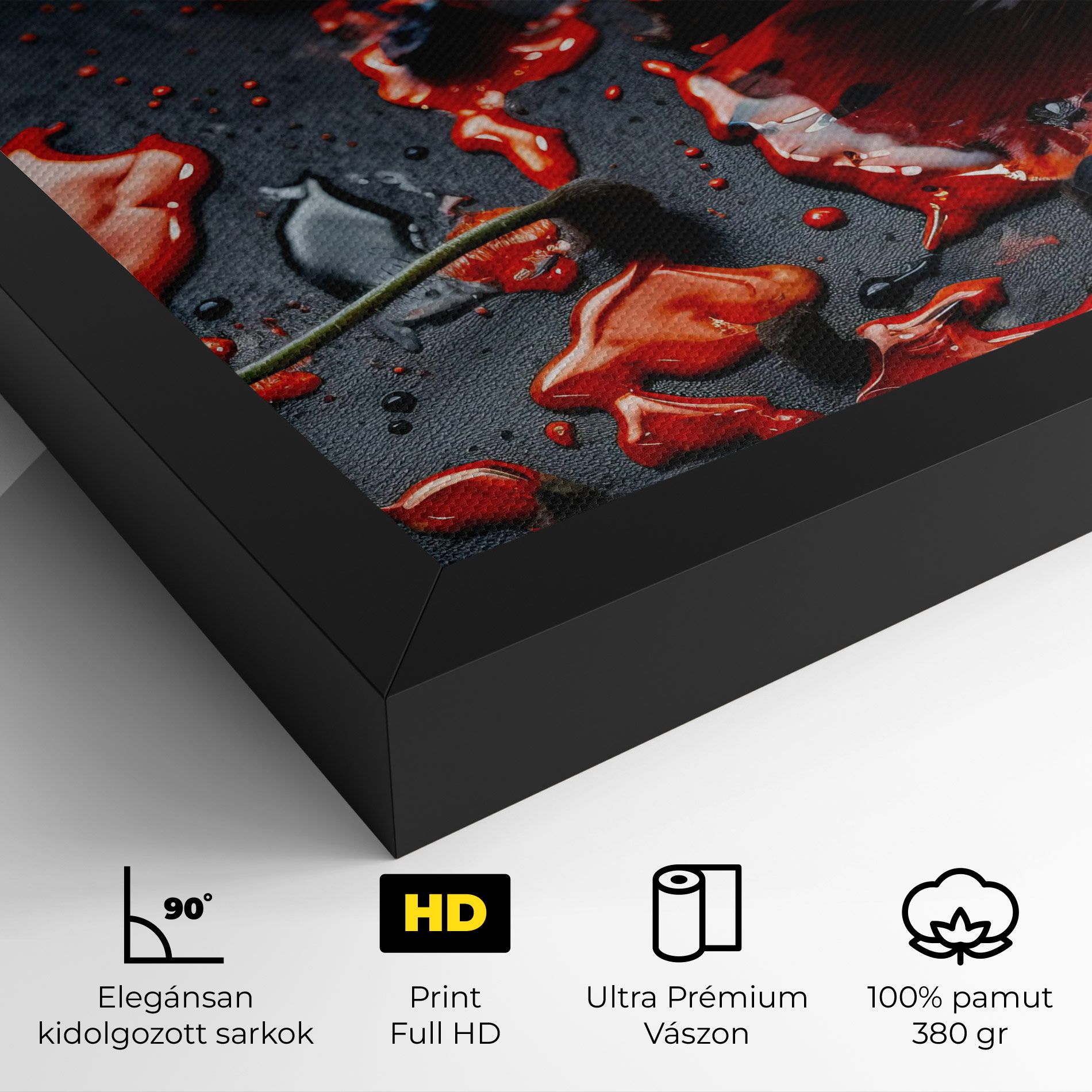 Beautiful Red Poppy Liquid mockup 4