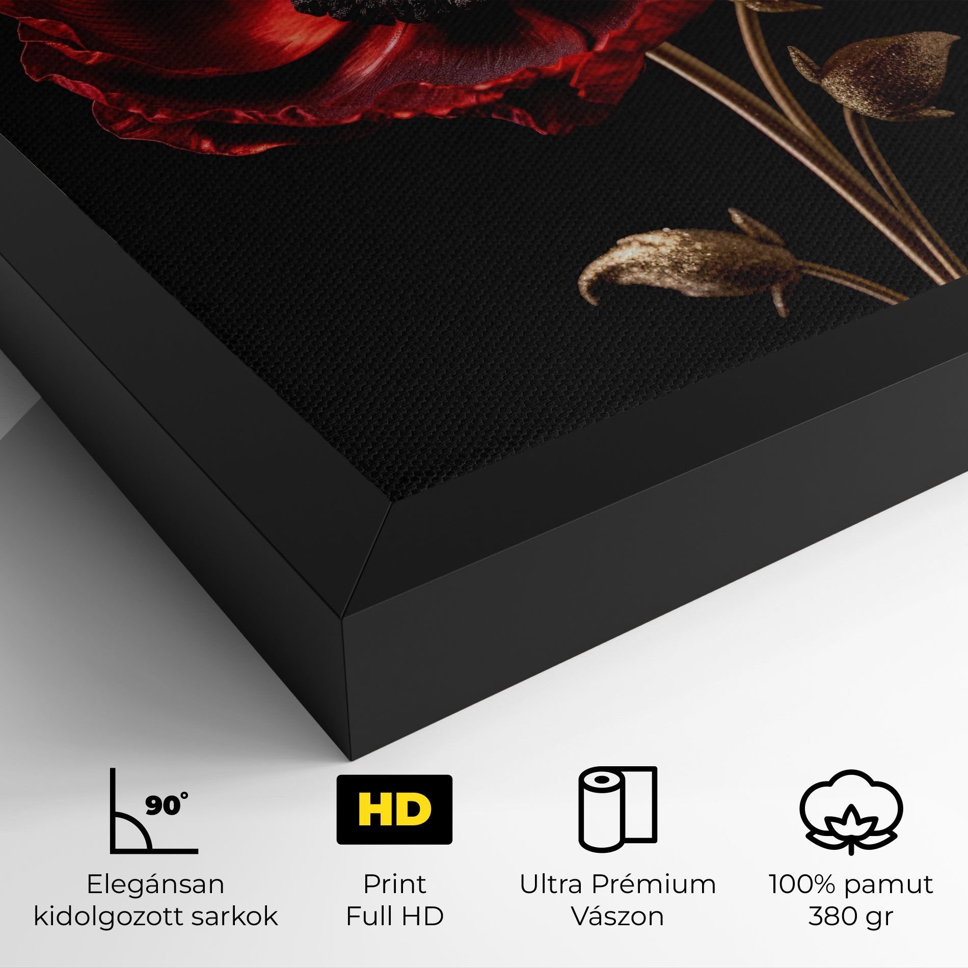 Dark Red Poppy mockup 4