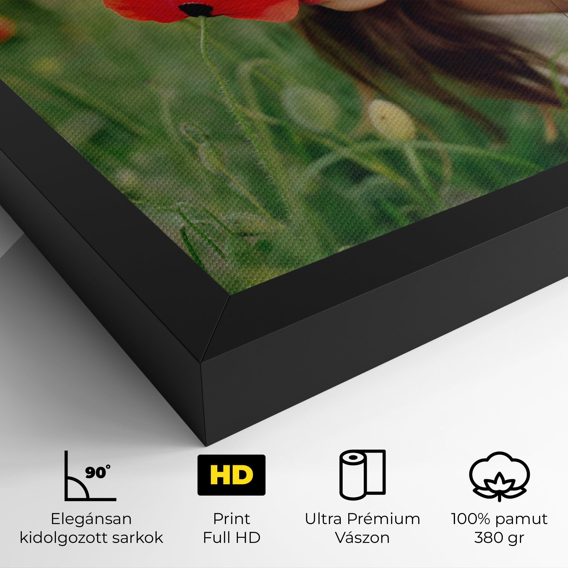 Girl With Poppies mockup 4
