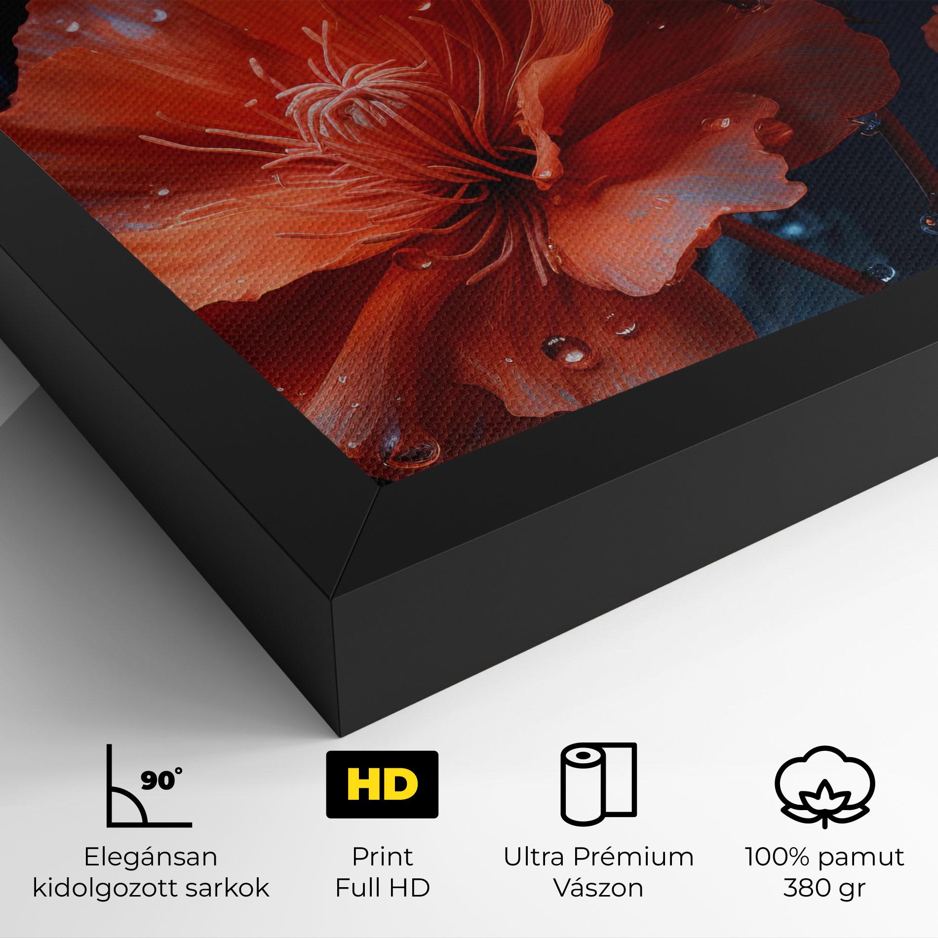 Vászonkép Orange Poppy mockup 4
