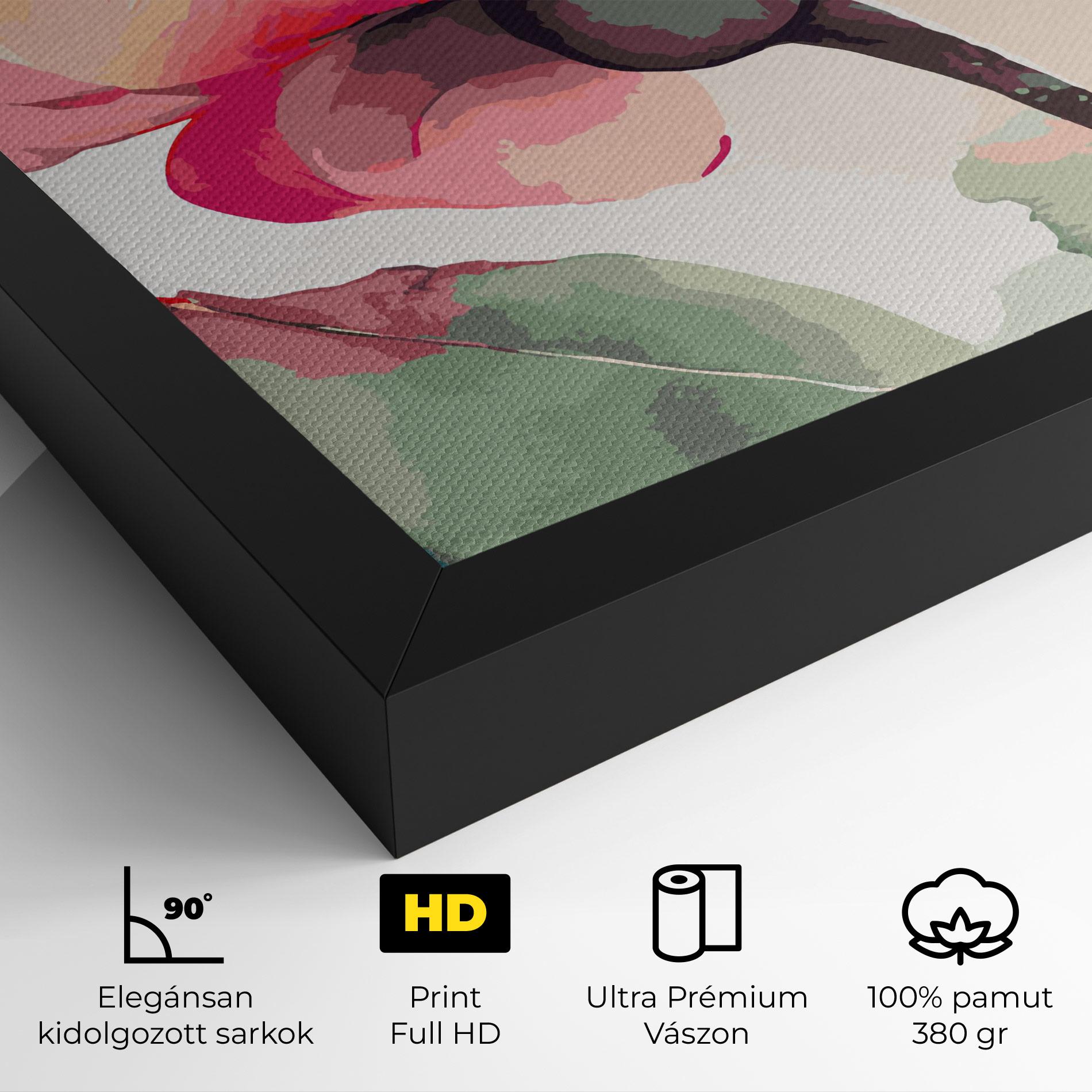 Vászonkép Pastel Poppy mockup 4