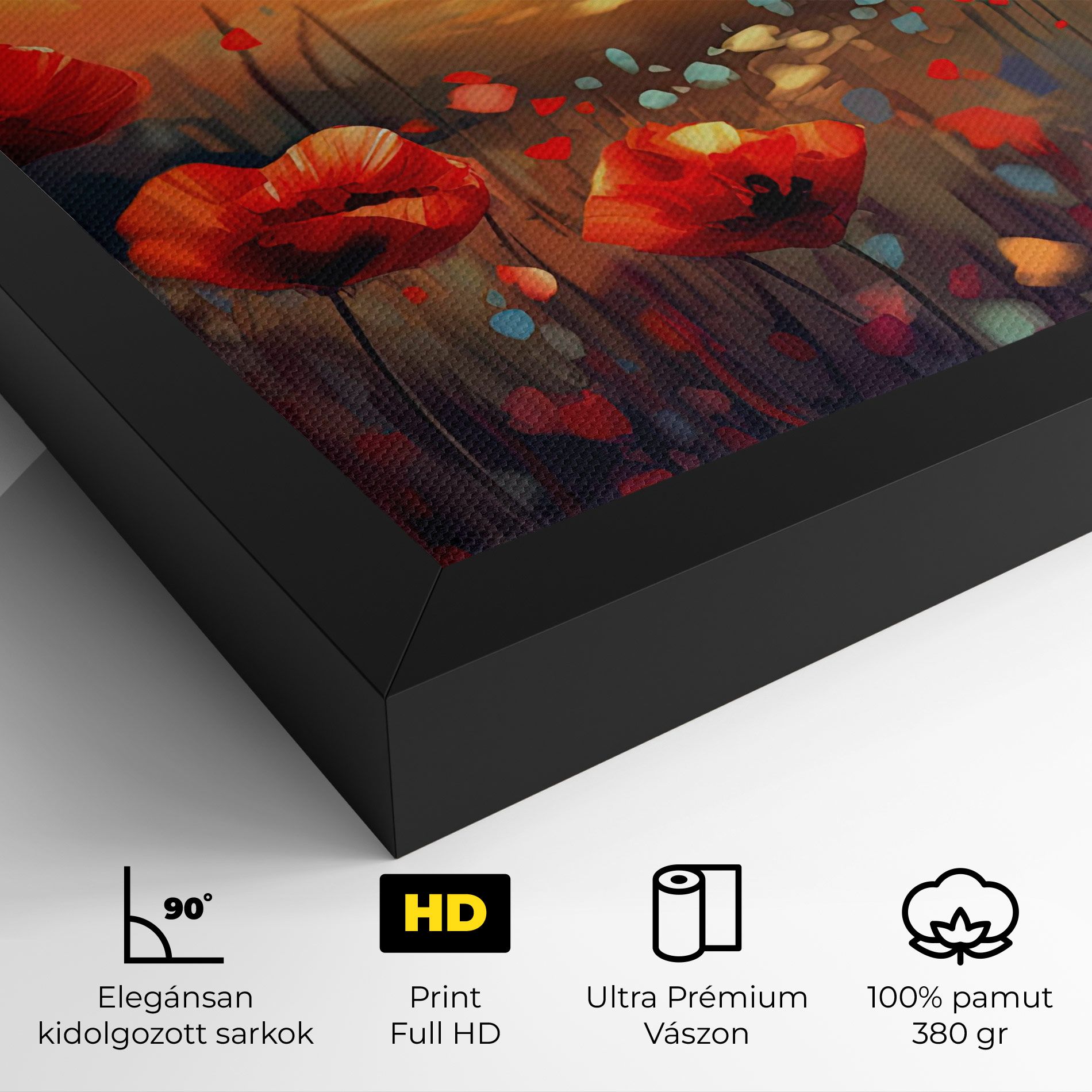 Sunrise Painting Poppies mockup 4