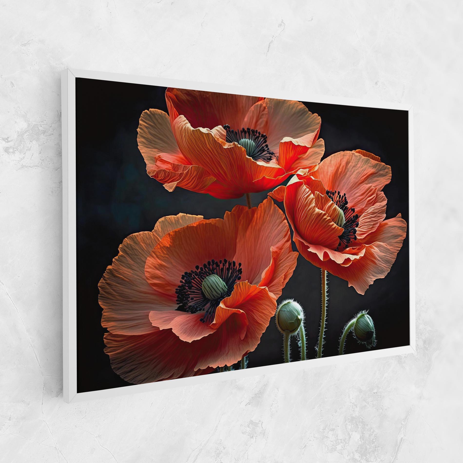 Vászonkép 3 Poppies mockup 1