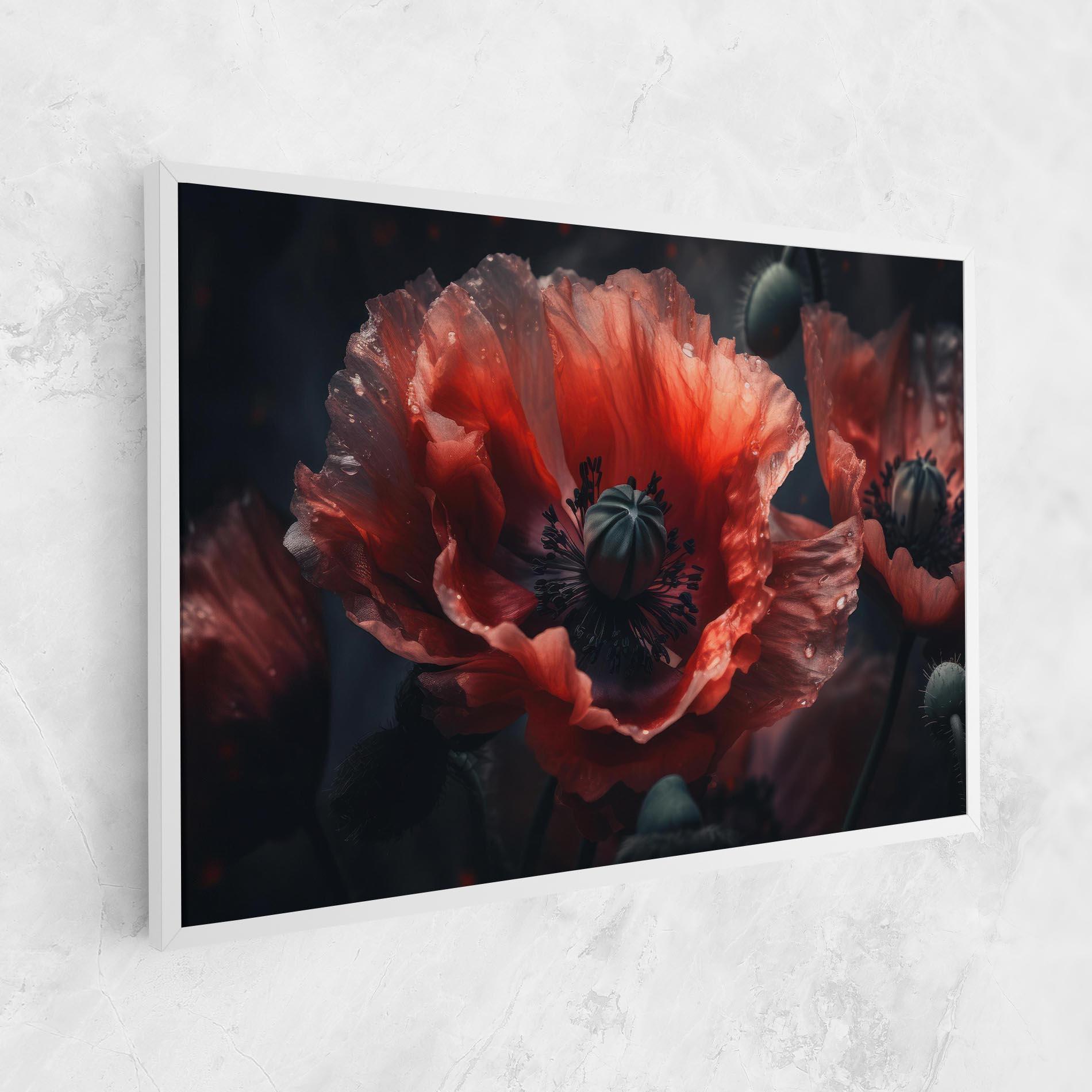Vászonkép Dark Shade Poppy mockup 1
