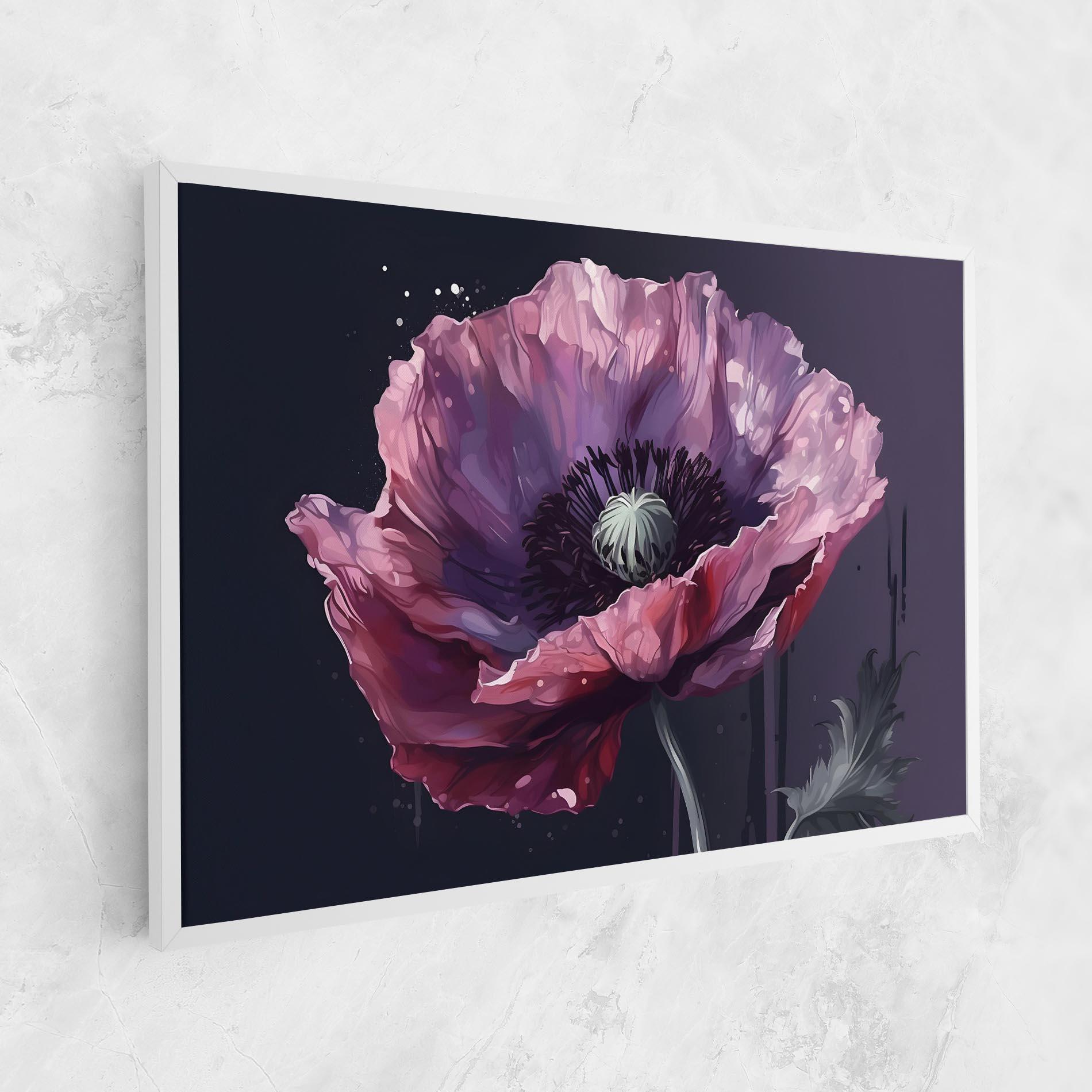 Vászonkép Light Purple Poppy mockup 1