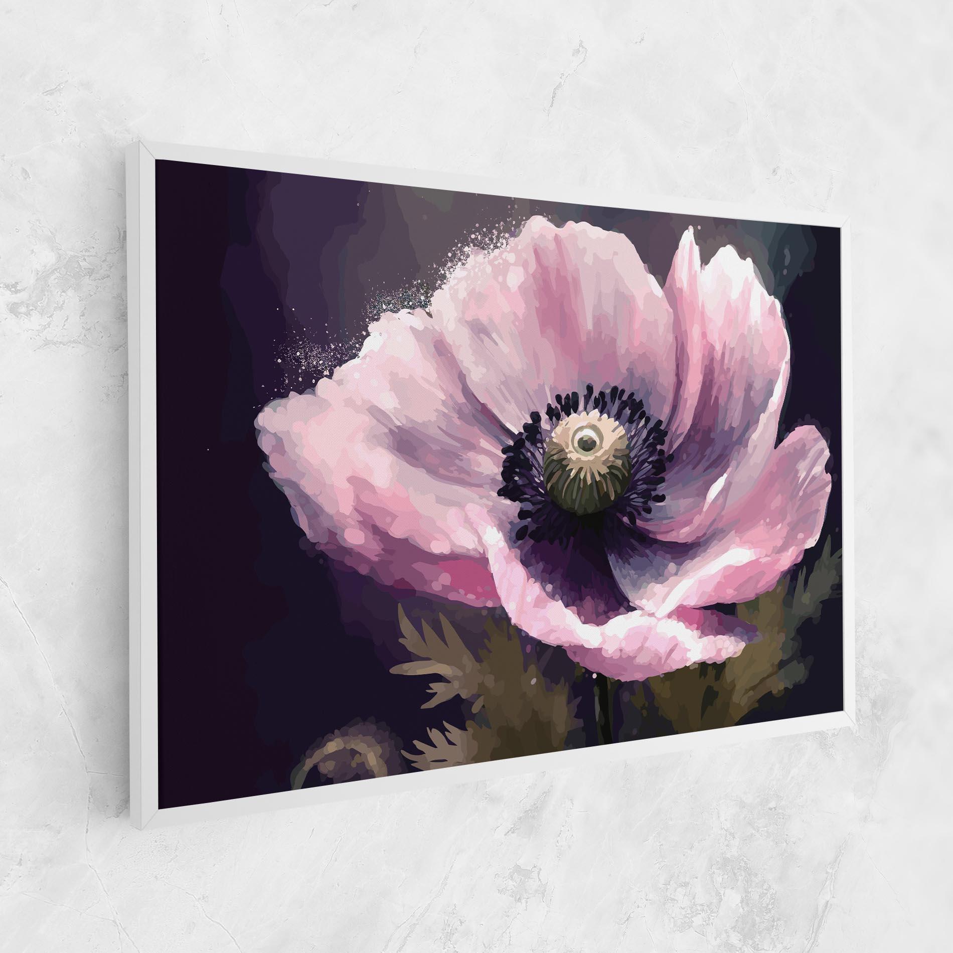 Vászonkép Pretty Pink Poppy mockup 1