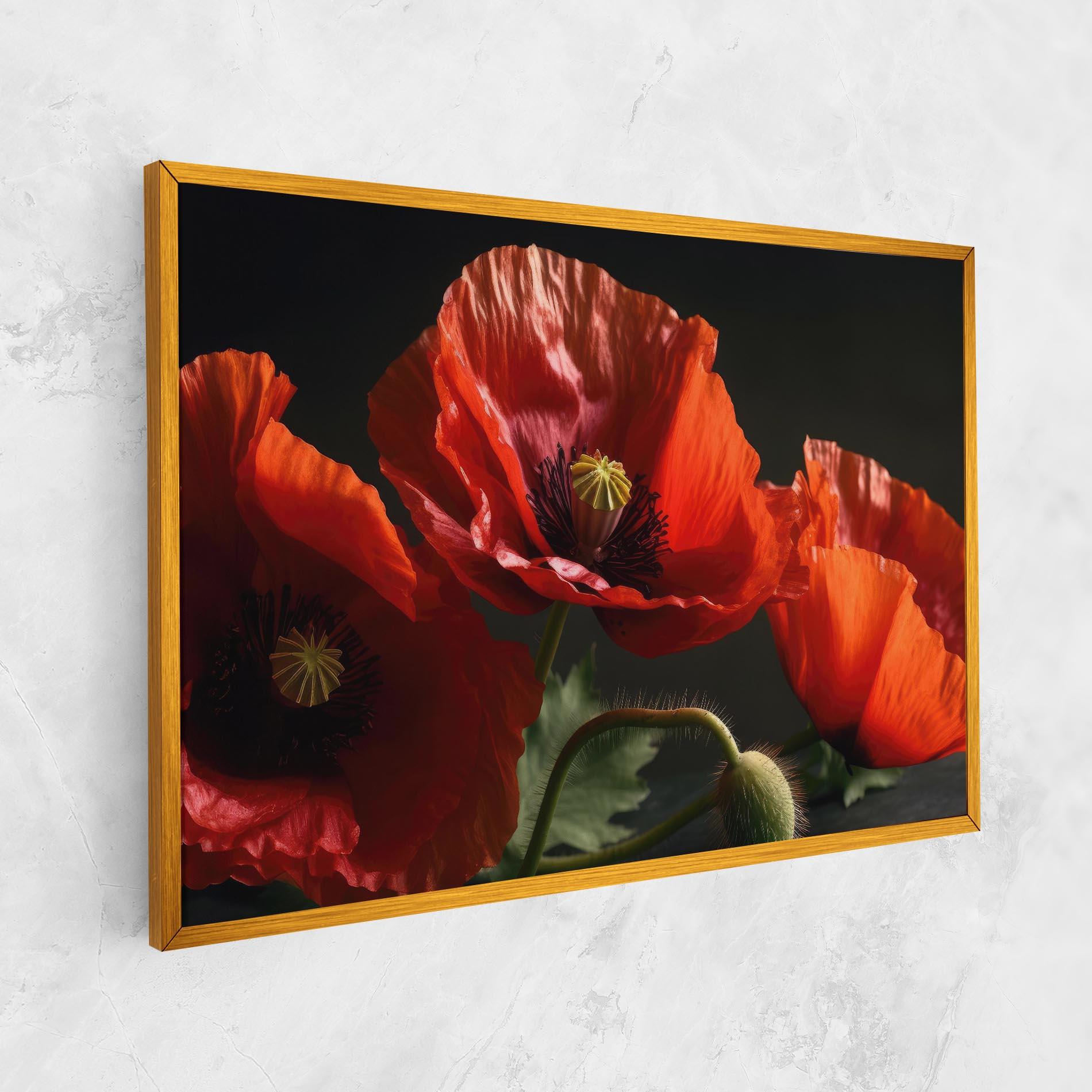 Vászonkép 3 Pretty Poppies mockup 1