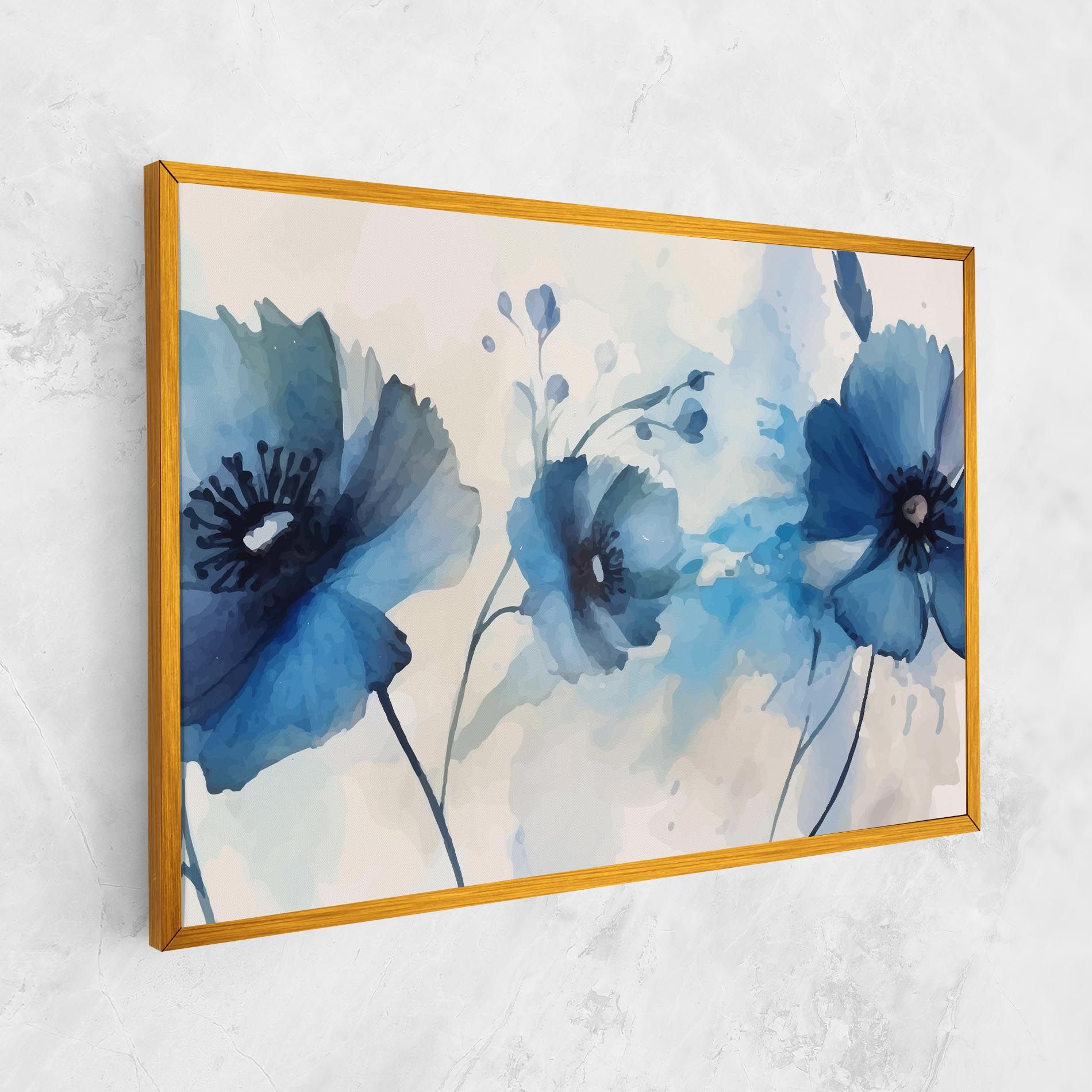 Blue Poppies mockup 1