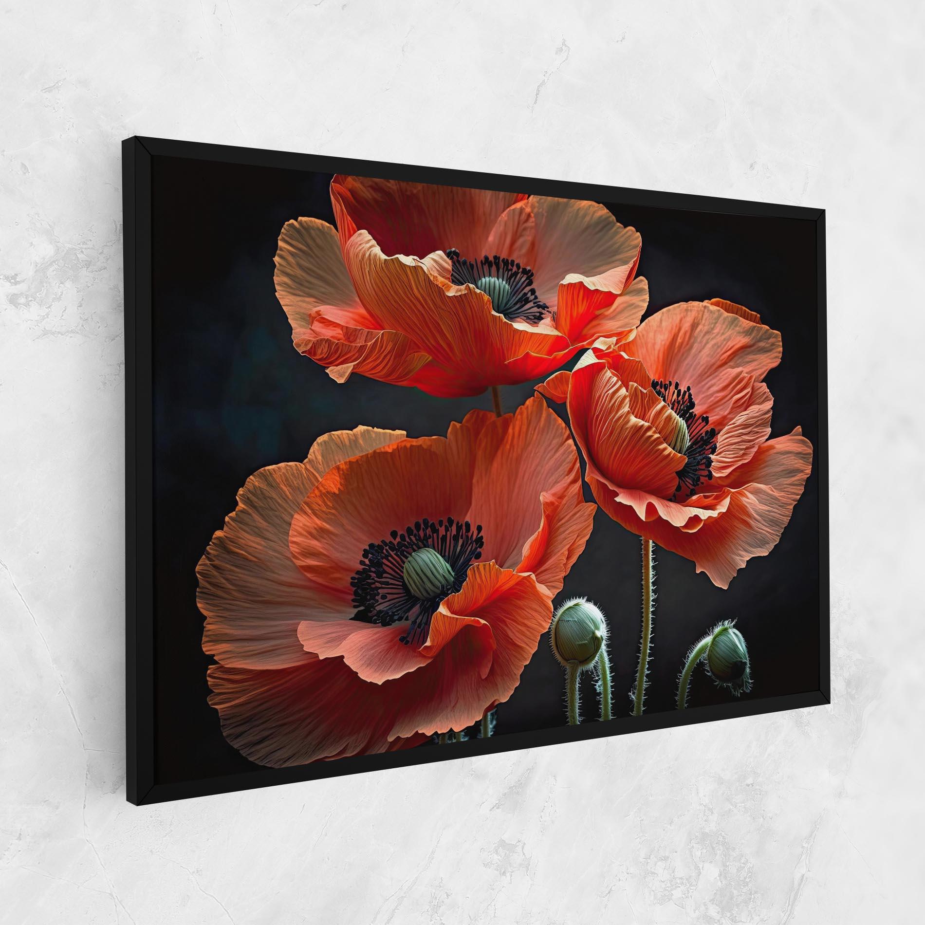 Vászonkép 3 Poppies mockup 1