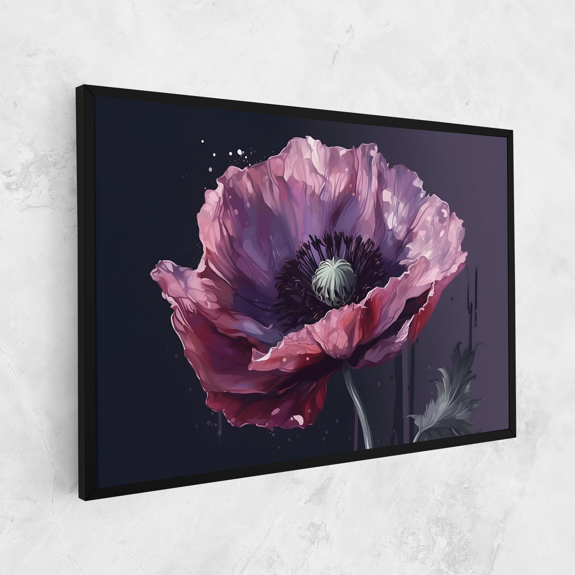 Vászonkép Light Purple Poppy mockup 1