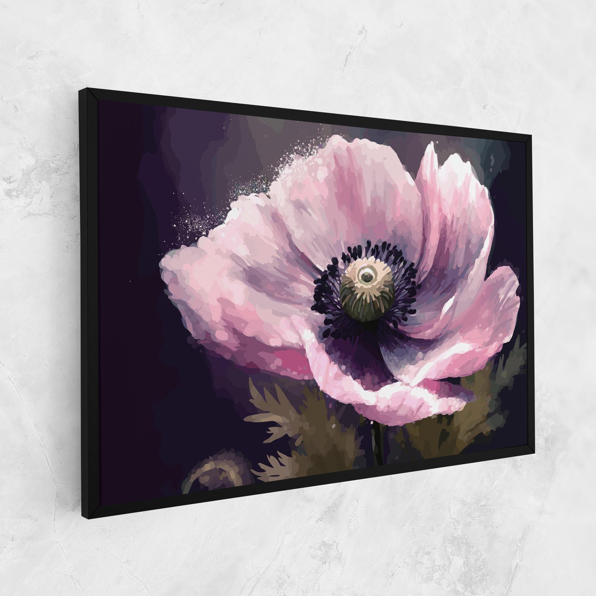 Vászonkép Pretty Pink Poppy mockup 1